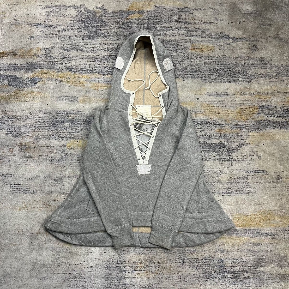 Japanese Brand Sacai luck 2011AW lace up hoodie Size XS / US 0-2 / IT 36-38 - 7 Thumbnail