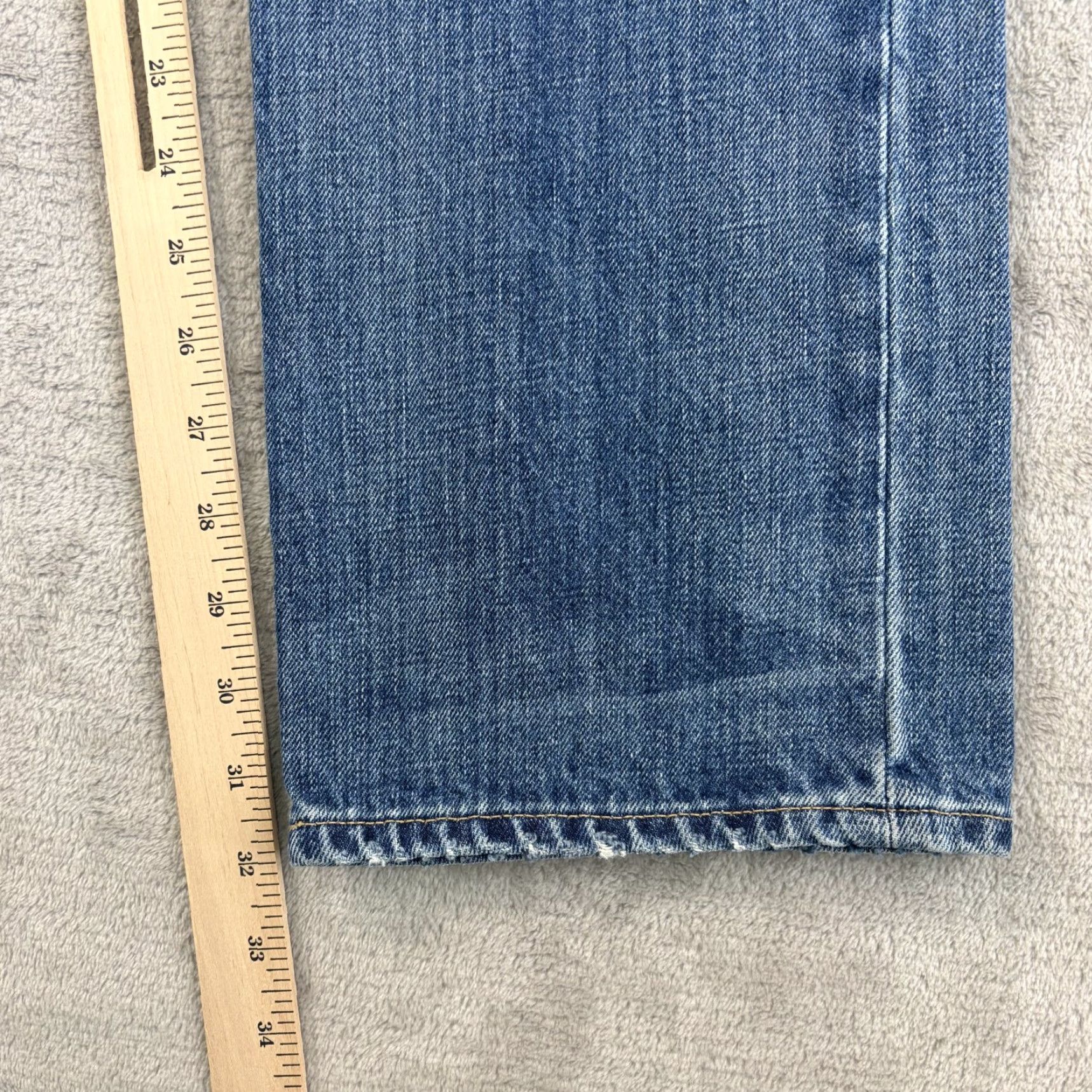 Polo Ralph Lauren VINTAGEPOLO RALPH LAUREN Varick Slim Straight Serape Patch Distressed Jeans Men 34x32 Size US S / EU 44-46 / 1 - 7 Thumbnail