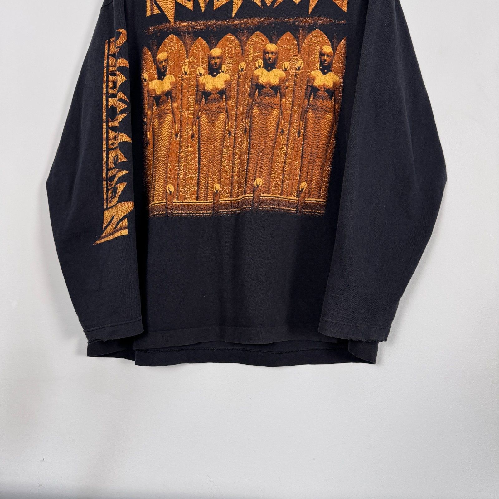 Band Tees RARE Nevermore Band 1995 Tour Longsleeve T-Shirt Metal VTG Size US XL / EU 56 / 4 - 3 Thumbnail
