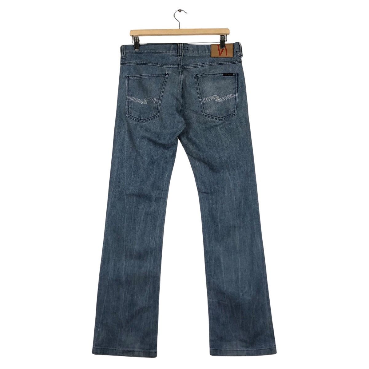 Nudie Jeans Nudie light Blue Jean Rare Famous Brand Size US 34 / EU 50 - 1 Thumbnail