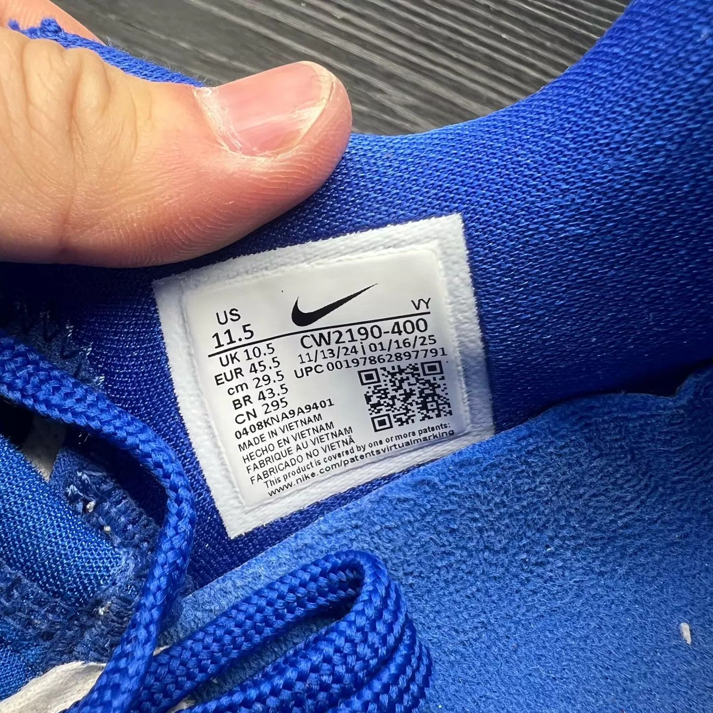 Nike ZK6 Blue 45.5 Mint Size US 12.5 / EU 45-46 - 7 Thumbnail