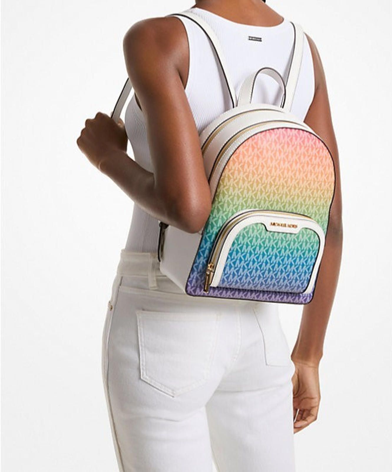 Michael Kors Michael Kors Jaycee Medium Backpack Pride NWT MSRP: $498 Size ONE SIZE - 2 Thumbnail
