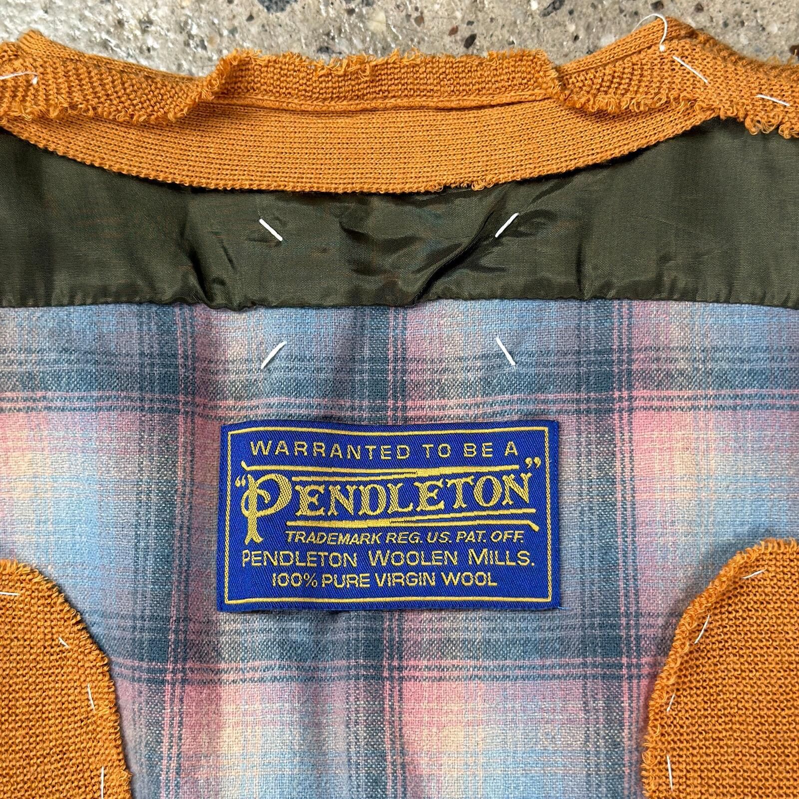 Maison Margiela Maison Margiela X Pendleton Wool Plaid Cardigan Size US S / EU 44-46 / 1 - 8 Thumbnail