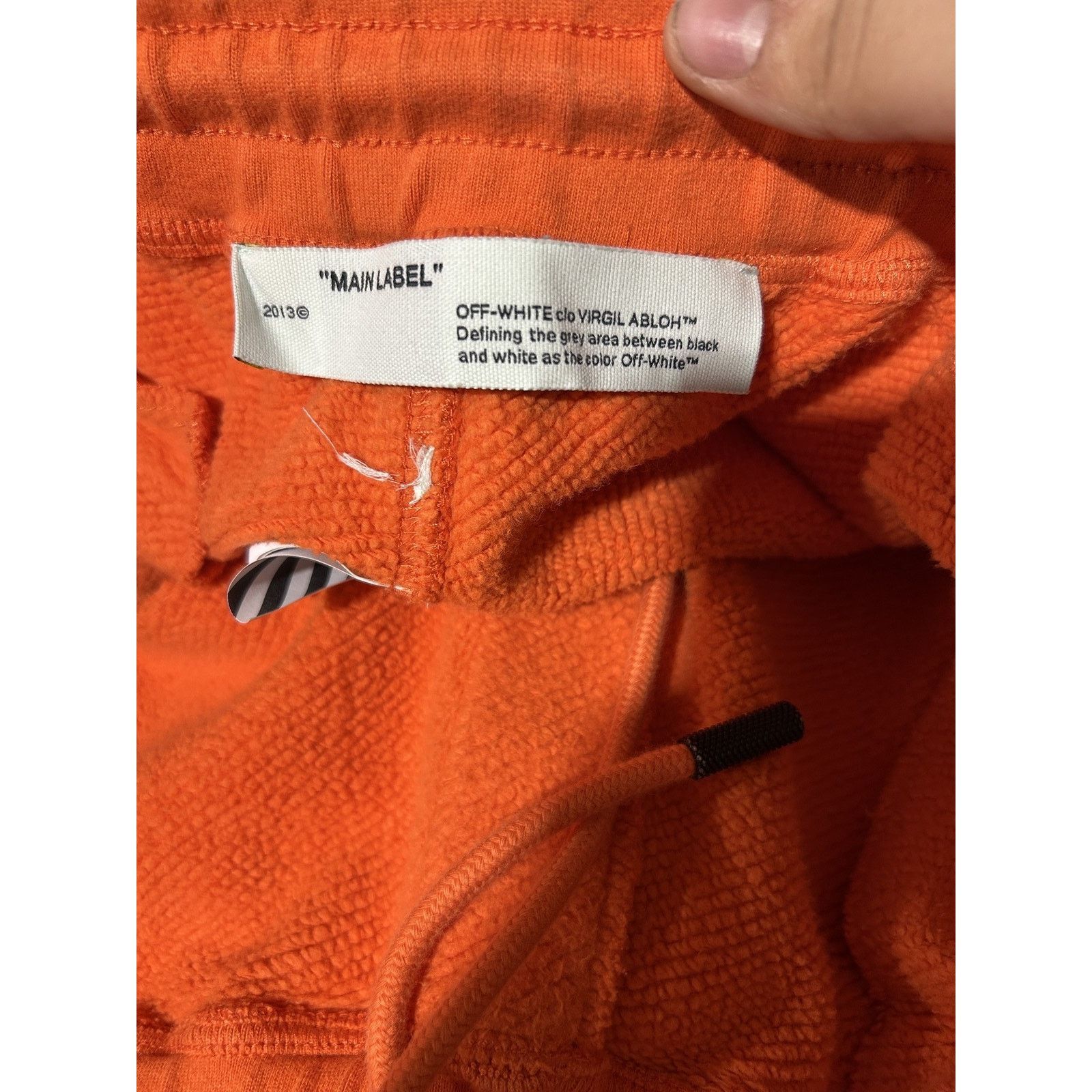 Off-White OFF-WHITE COMBAT ORANGE TRACK SWEATPANTS SIZE XXL PREOWNED Size US 38 / EU 54 - 7 Thumbnail