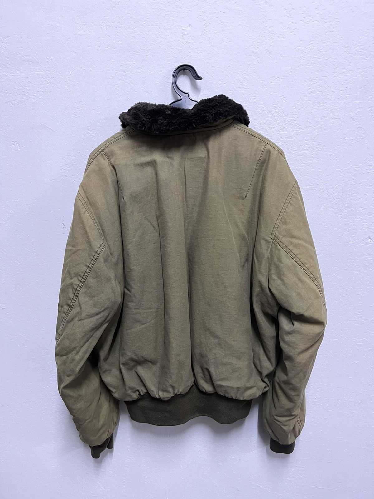 Vintage VINTAGE AIR FORCE ARMY BOMBER JACKET Size US XL / EU 56 / 4 - 3 Thumbnail