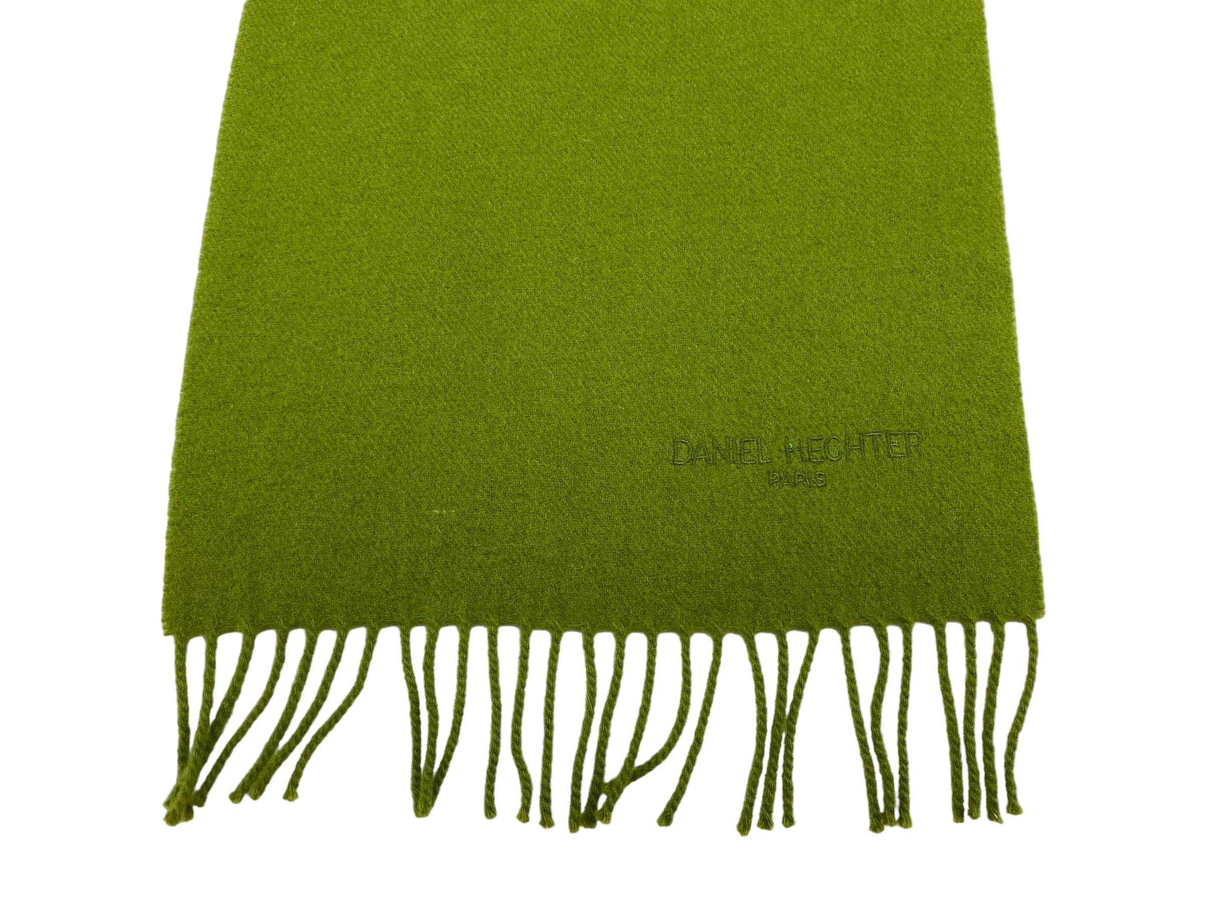 Daniel Hechter × Vintage Daniel Hechter Paris scarf Pure Lambswool Vintage Scarves Size ONE SIZE - 8 Thumbnail