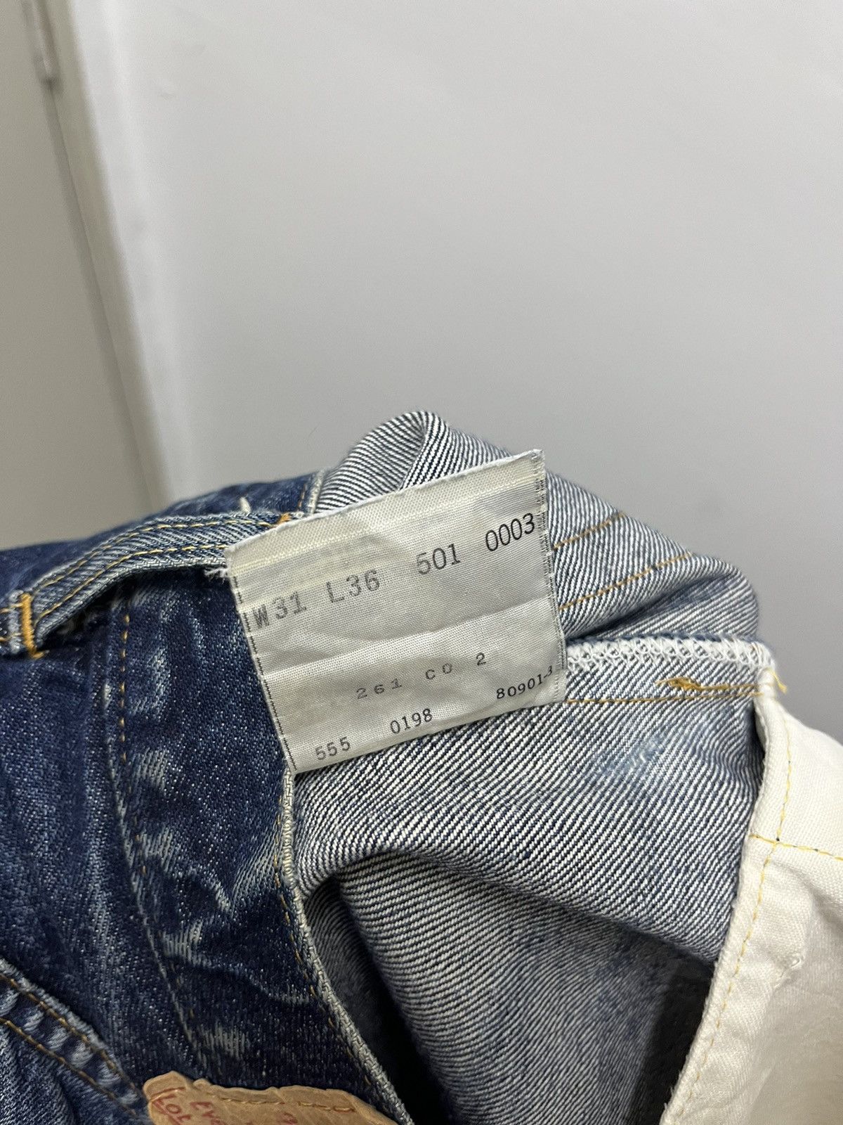 Levi's Vintage Levis 501 XX Big E Selvedge Repaired Denim W30 Size US 30 / EU 46 - 8 Thumbnail