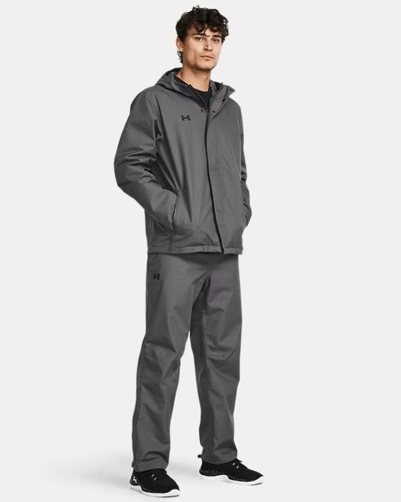Under Armour Under Armour Gray Stormproof Lined Rain Pants Waterproof Size US 34 / EU 50 - 3 Thumbnail