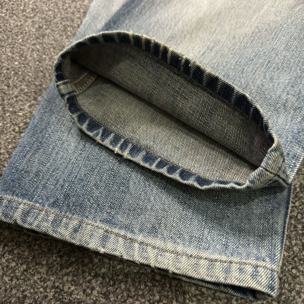 14th Addiction Vintage 90s Levis 502 Faded 2 Tone Distressed Denim W30 Size US 30 / EU 46 - 9 Thumbnail