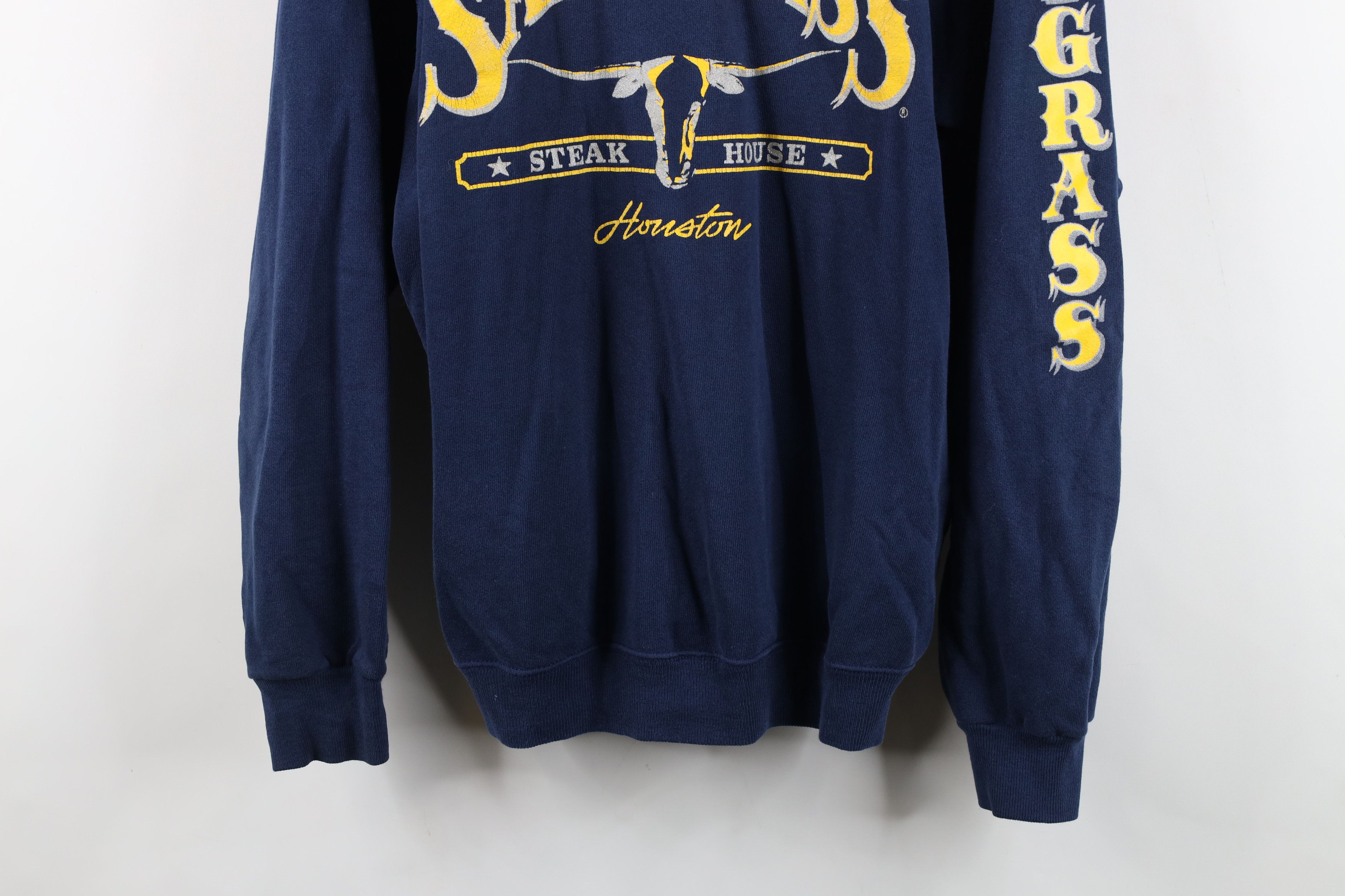 Vintage Vintage 80s 90s Saltgrass Steak House Houston Sweatshirt USA Size US XL / EU 56 / 4 - 3 Thumbnail