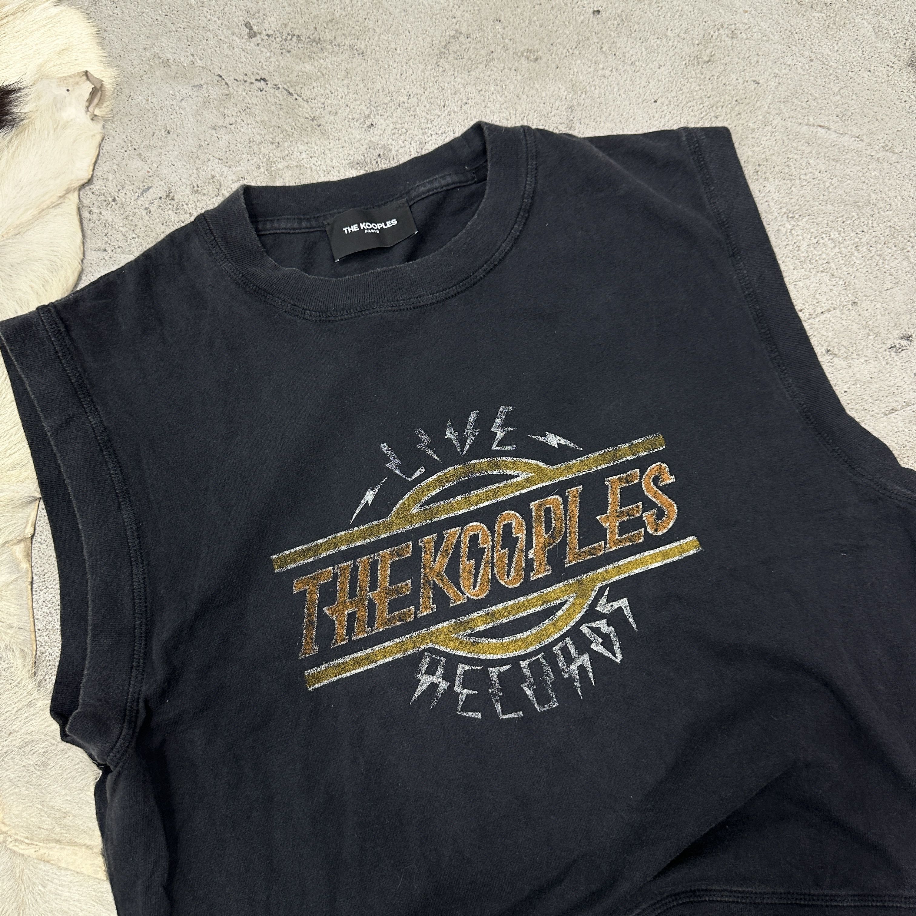 The Kooples Vintage Streetwear Cropped The Kooples Bandtee Tanktop Y2K Size US XS / EU 42 / 0 - 3 Thumbnail
