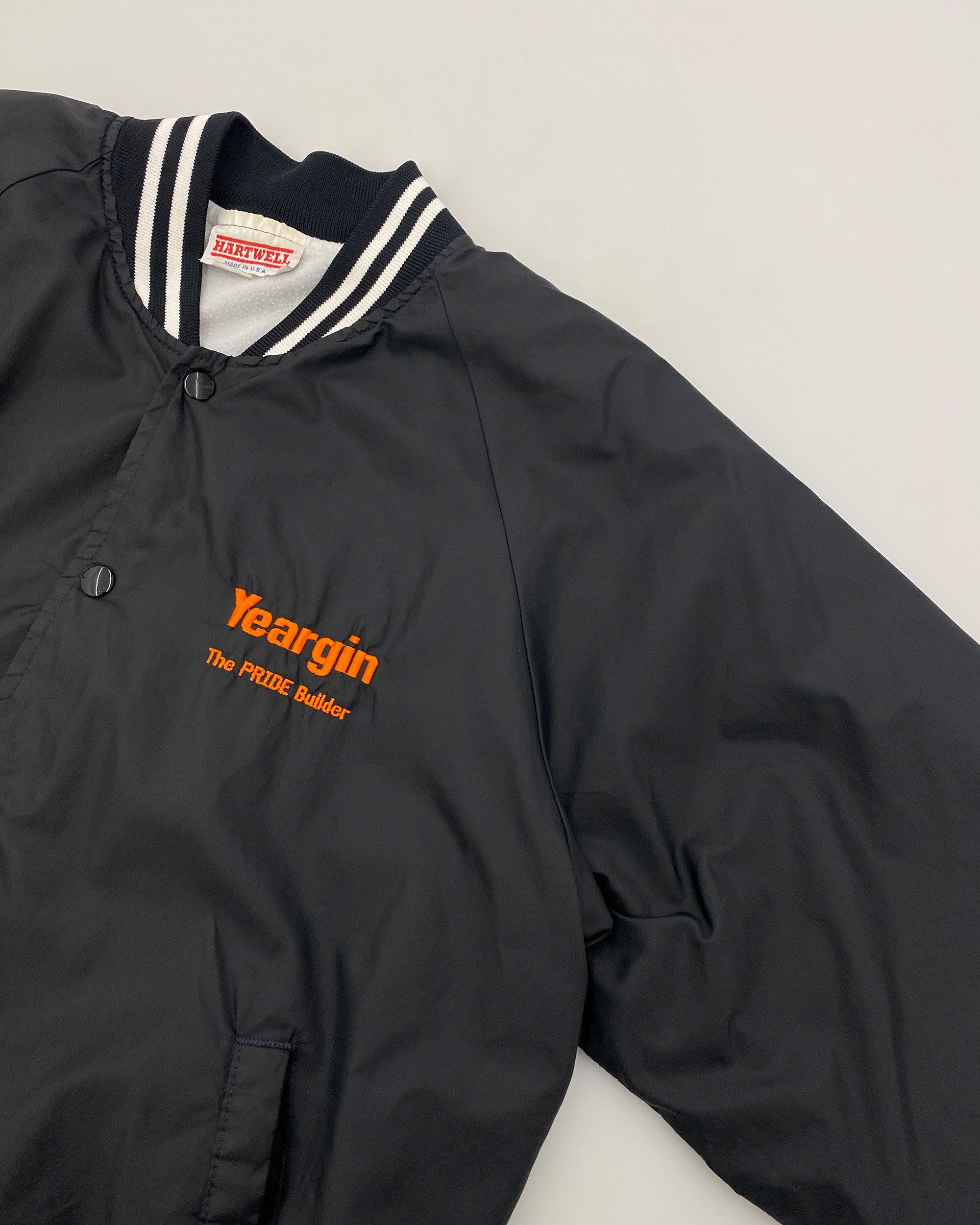 1990s Made in USA Hartwell Yeargin Baseball Jacket Outerwear