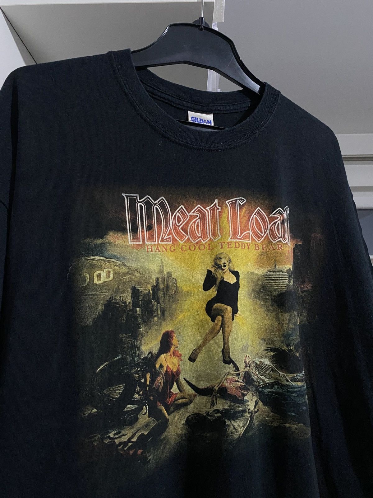 Band Tees × Vintage Meat Loaf Hang Cool Teddy Bear 2010 Tee y2k metal band tees Size US XL / EU 56 / 4 - 12 Thumbnail