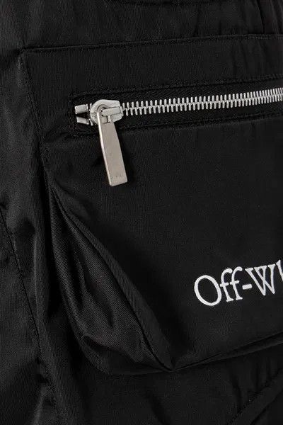 Off-White o1y1225 Shell Cargo Pant in Black Size 30" / US 8 / IT 44 - 3 Thumbnail