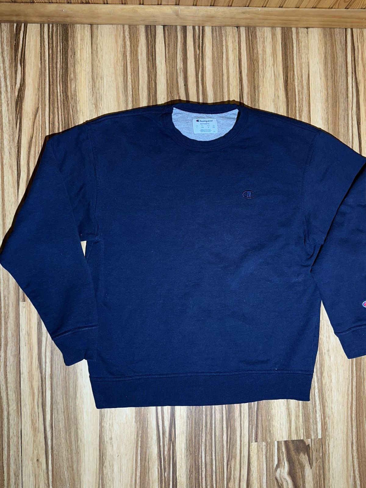 Champion Champion Men's Navy Blue crewneck Size US L / EU 52-54 / 3 - 2 Thumbnail