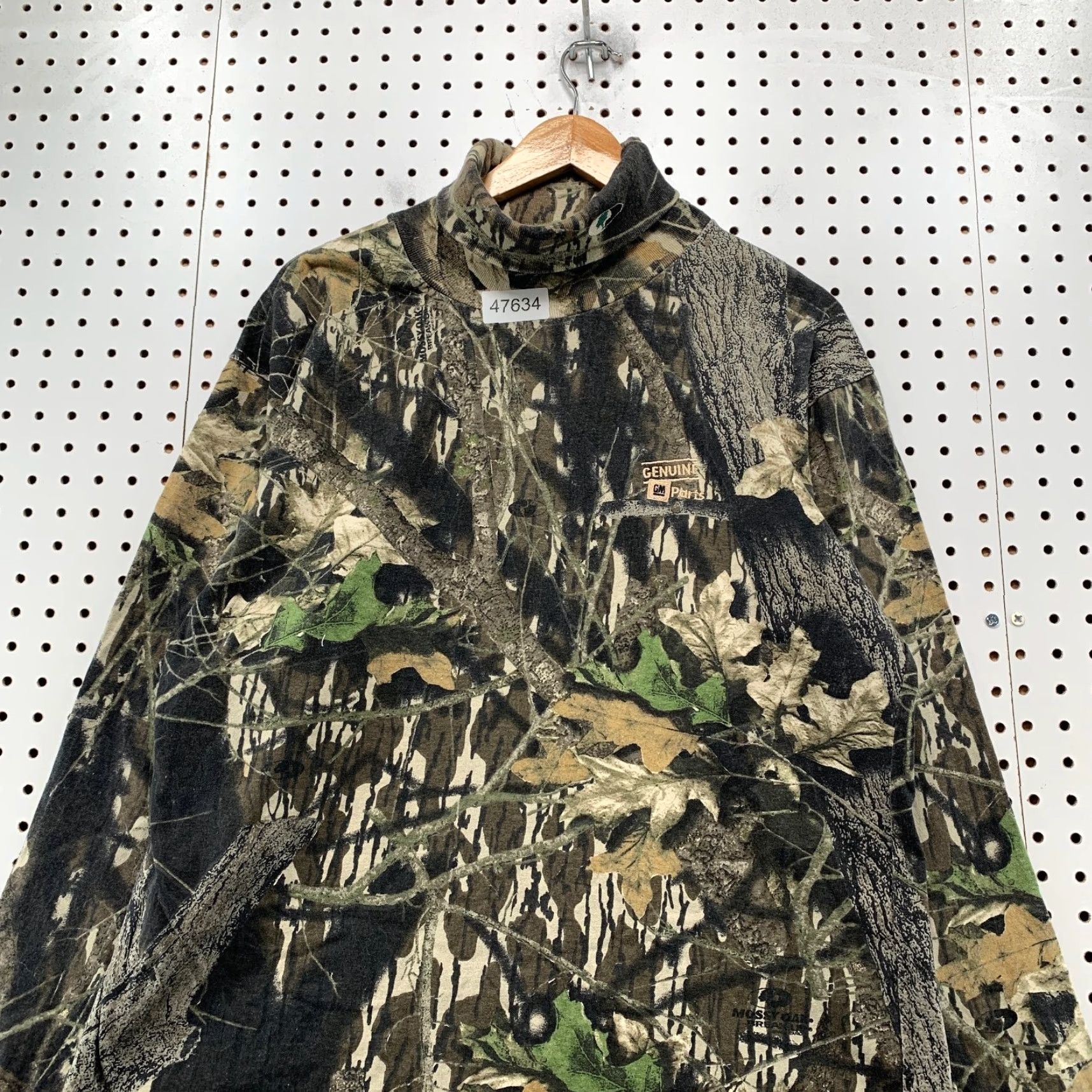 Vintage VINTAGE Mossy Oak Camouflage Shirt Mens XL Camouflage Turtleneck Heavyweight USA Size US XL / EU 56 / 4 - 4 Thumbnail