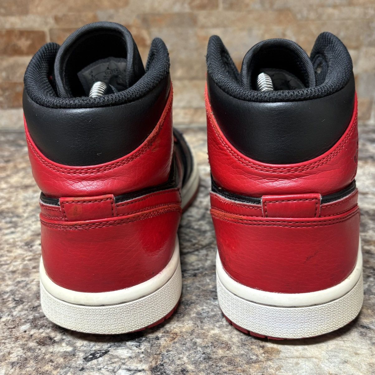 Jordan Brand Nike Air Jordan 1 Mid Banned Bred 2020 Size 8 Size US 8 / EU 41 - 5 Thumbnail