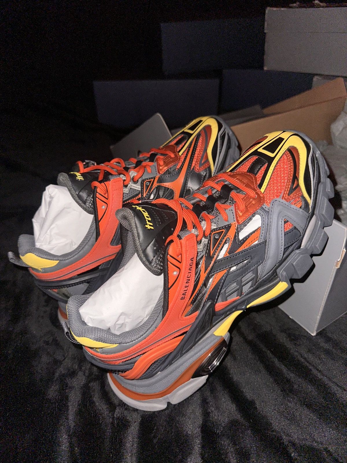 Balenciaga Balenciaga Track 2 “Gray/Orange” Size US 8 / EU 41 - 8 Thumbnail