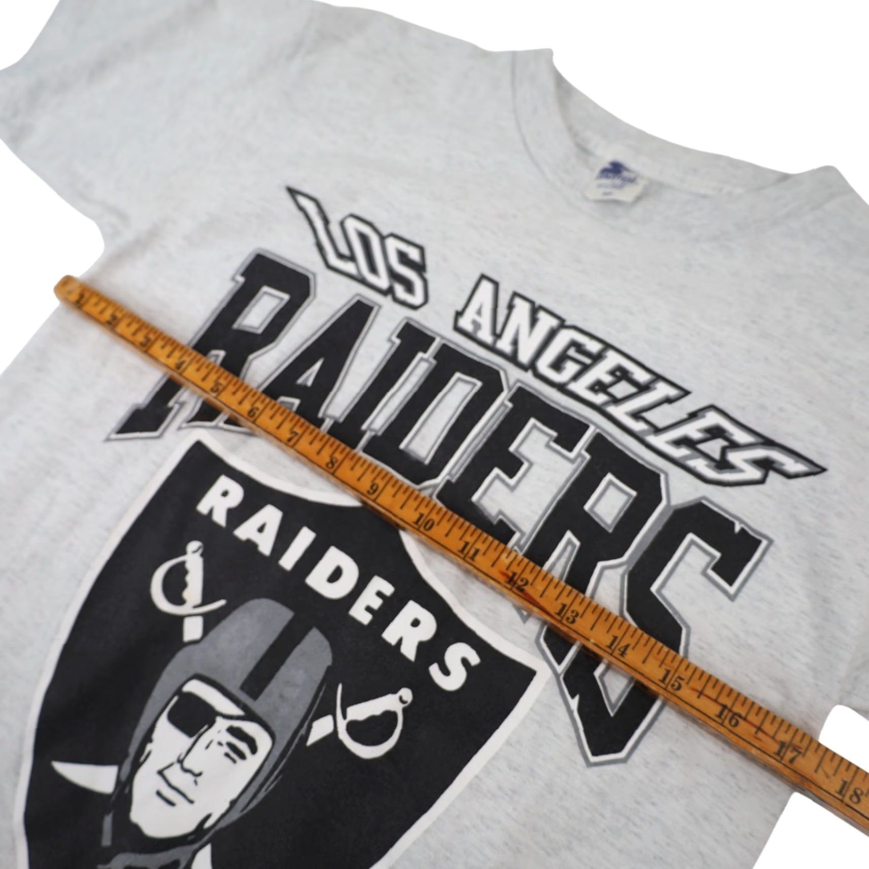 Starter VINTAGE 90s Starter Los Angeles Raiders Spellout Graphic Shirt Gray Mens Small Size US S / EU 44-46 / 1 - 7 Thumbnail
