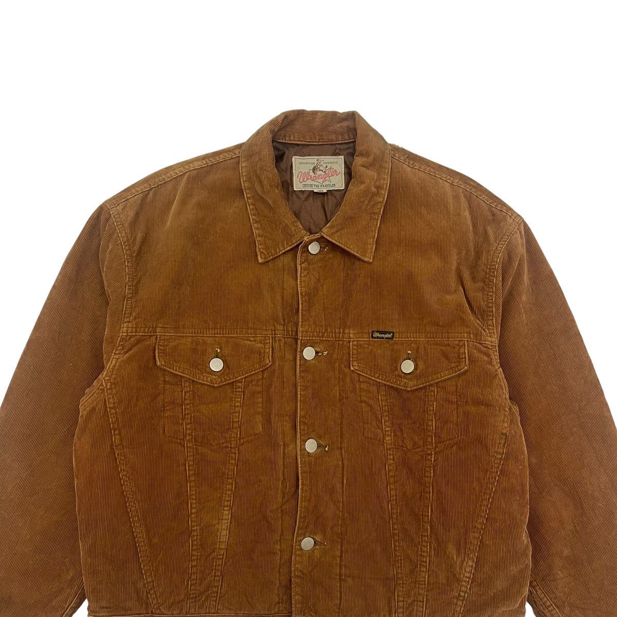 Wrangler Vintage Distressed Wrangler Corduroy Trucker Jacket Size US M / EU 48-50 / 2 - 7 Thumbnail