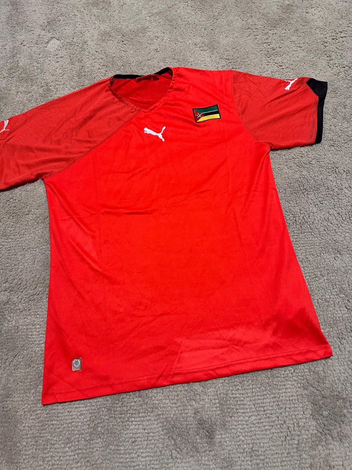 Puma AFRICA MOZAMBIQUE HOME 2008/09 FOOTBALL SHIRT SOCCER JERSEY Size US XL / EU 56 / 4 - 2 Thumbnail