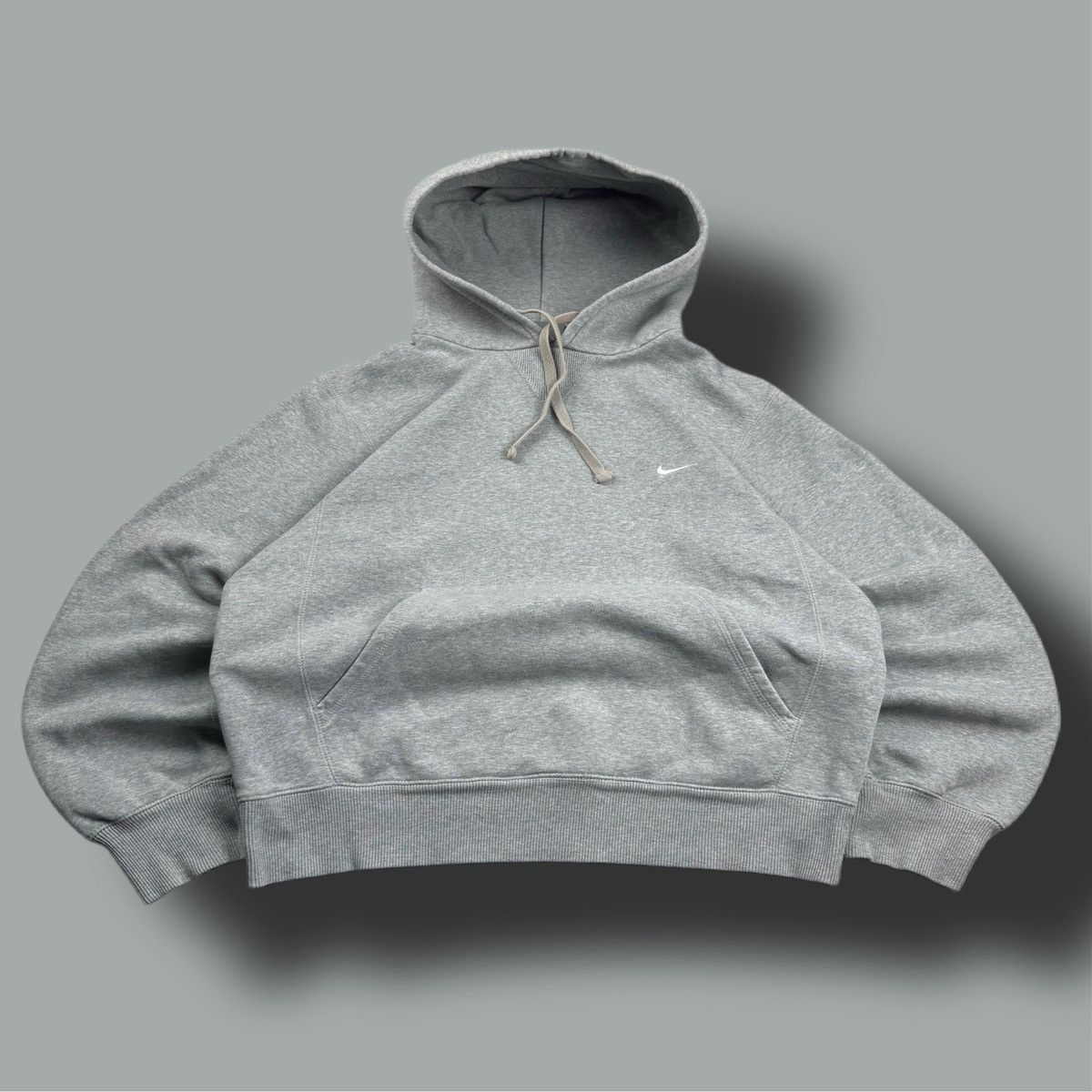 Nike × Vintage NIKE VINTAGE CENTER LOGO OVERSIZE BOXY HOODIE Size US S / EU 44-46 / 1 - 1 Thumbnail