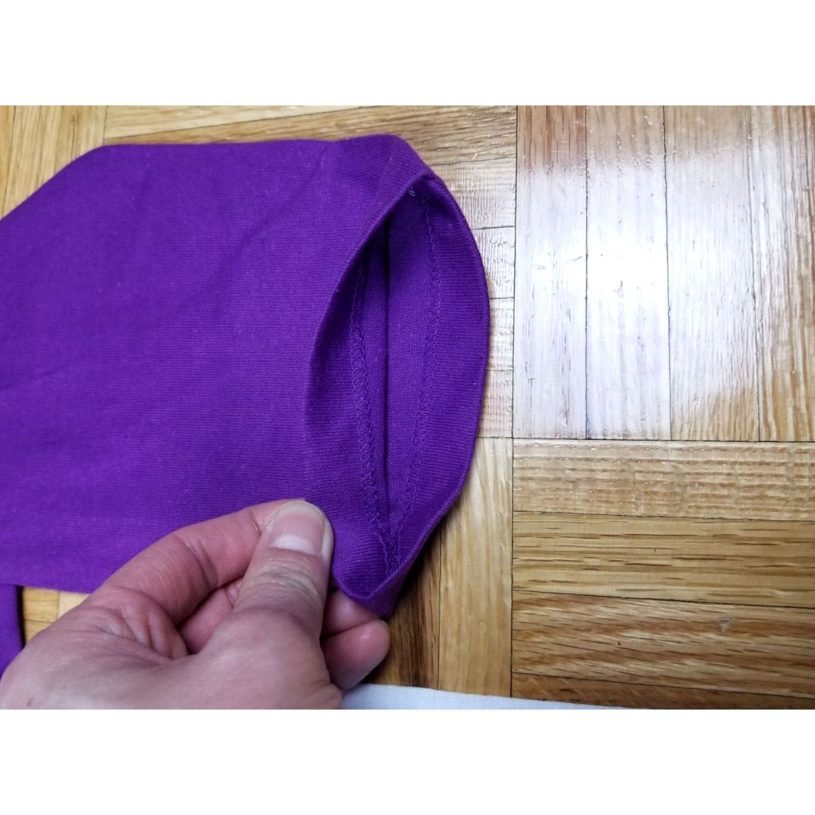 Vintage VINTAGE 80's BANTAM PURPLE STRIP 3/4 RAGLAN T-SHIRT SZ SMALL DEADSTOCK MEN T-Shirt XL Purple USA Retro Calm Size US XL / EU 56 / 4 - 3 Thumbnail