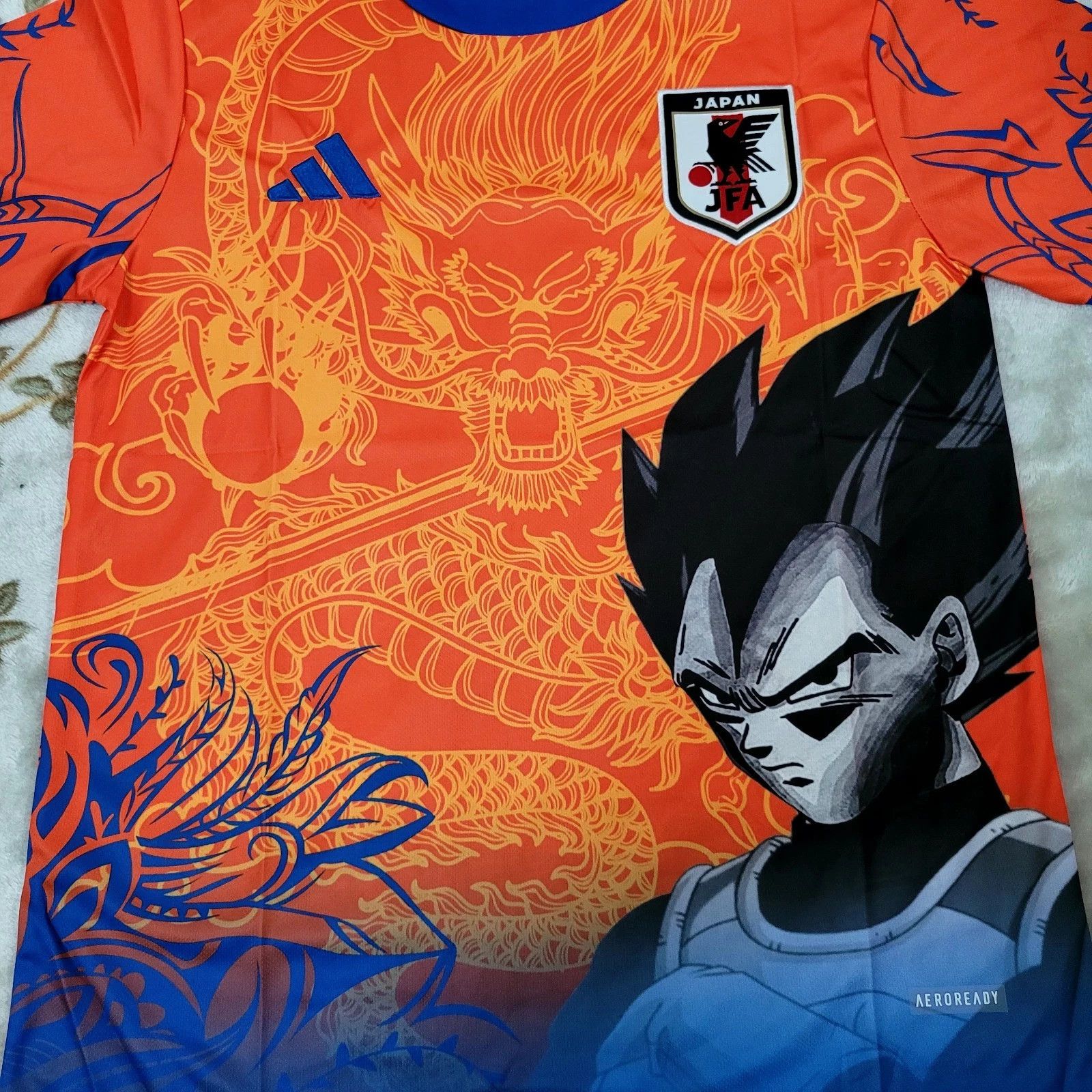 Other Japan Soccer Jersey Anime Saiyan Prince Edition Size US L / EU 52-54 / 3 - 2 Thumbnail