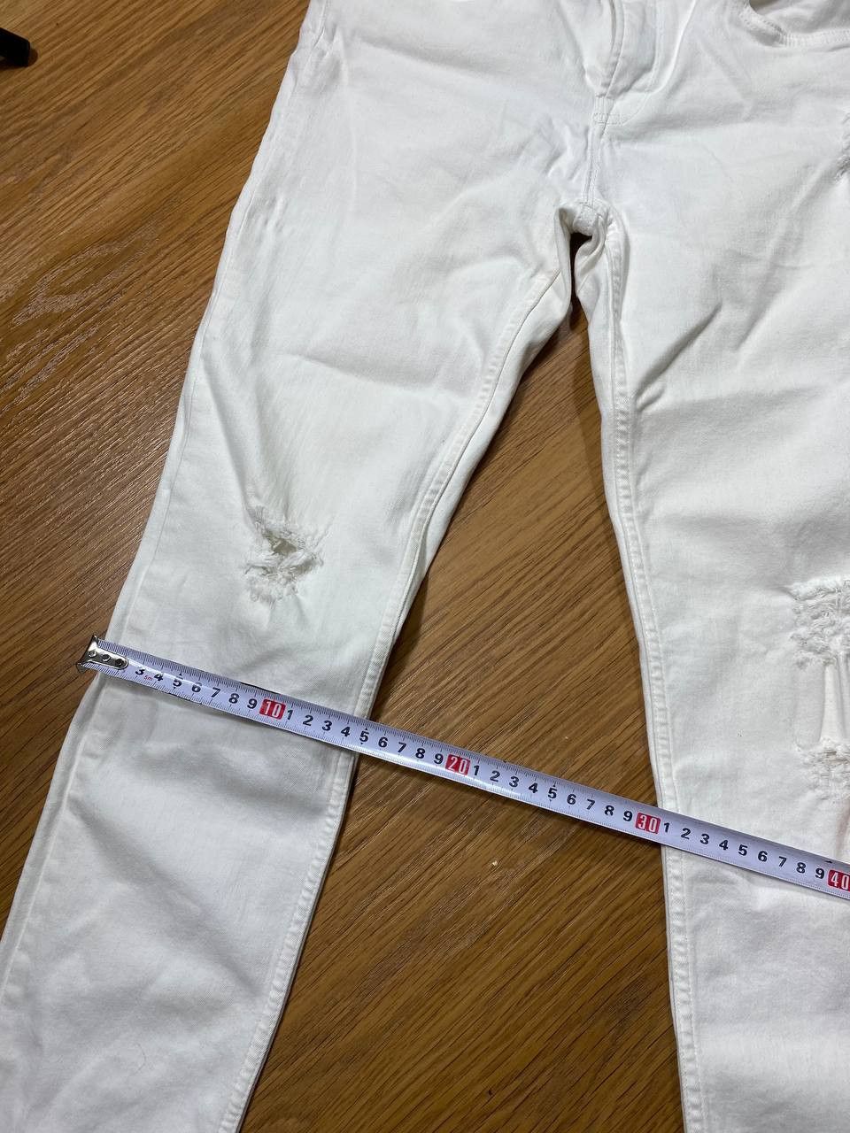 Allsaints × Japanese Brand Crazy Crash Dirty Baggy Faded Jean Japan Avant Garde Style Size US 28 / EU 44 - 13 Thumbnail