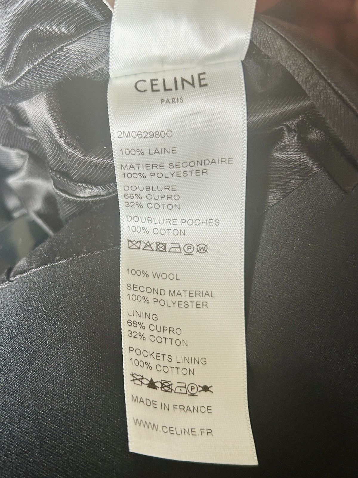 Celine CELINE BY HEDI SLIMANE 19SS CHESTERFIELD LE SMOKING TUEXDO Size US S / EU 44-46 / 1 - 9 Thumbnail