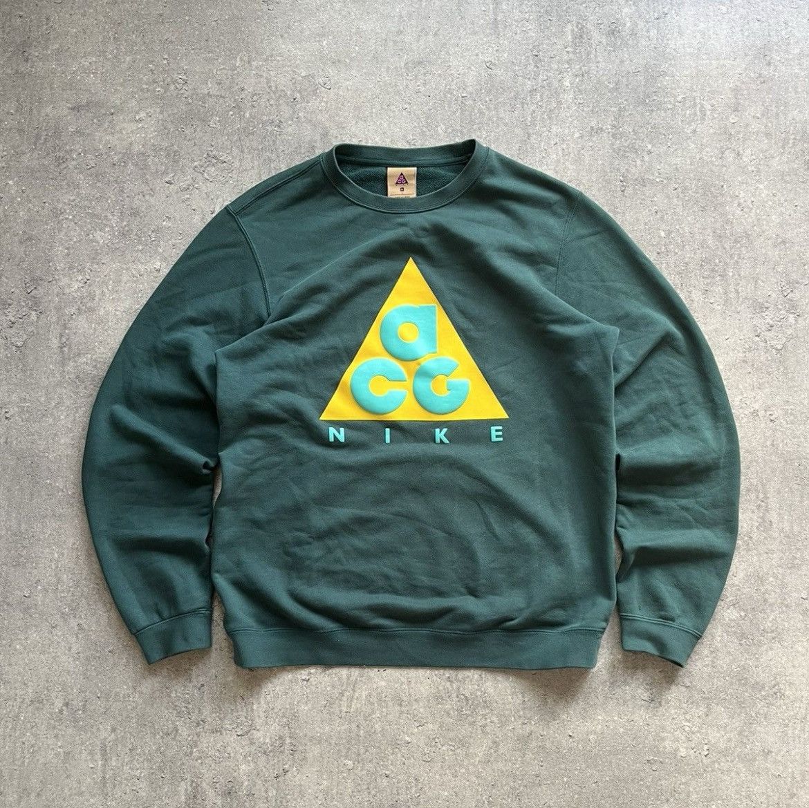Nike ACG × Vintage Sweatshirt Nike ACG Big Logo Streetwear Drip Y2K Style Size US M / EU 48-50 / 2 - 1 Thumbnail