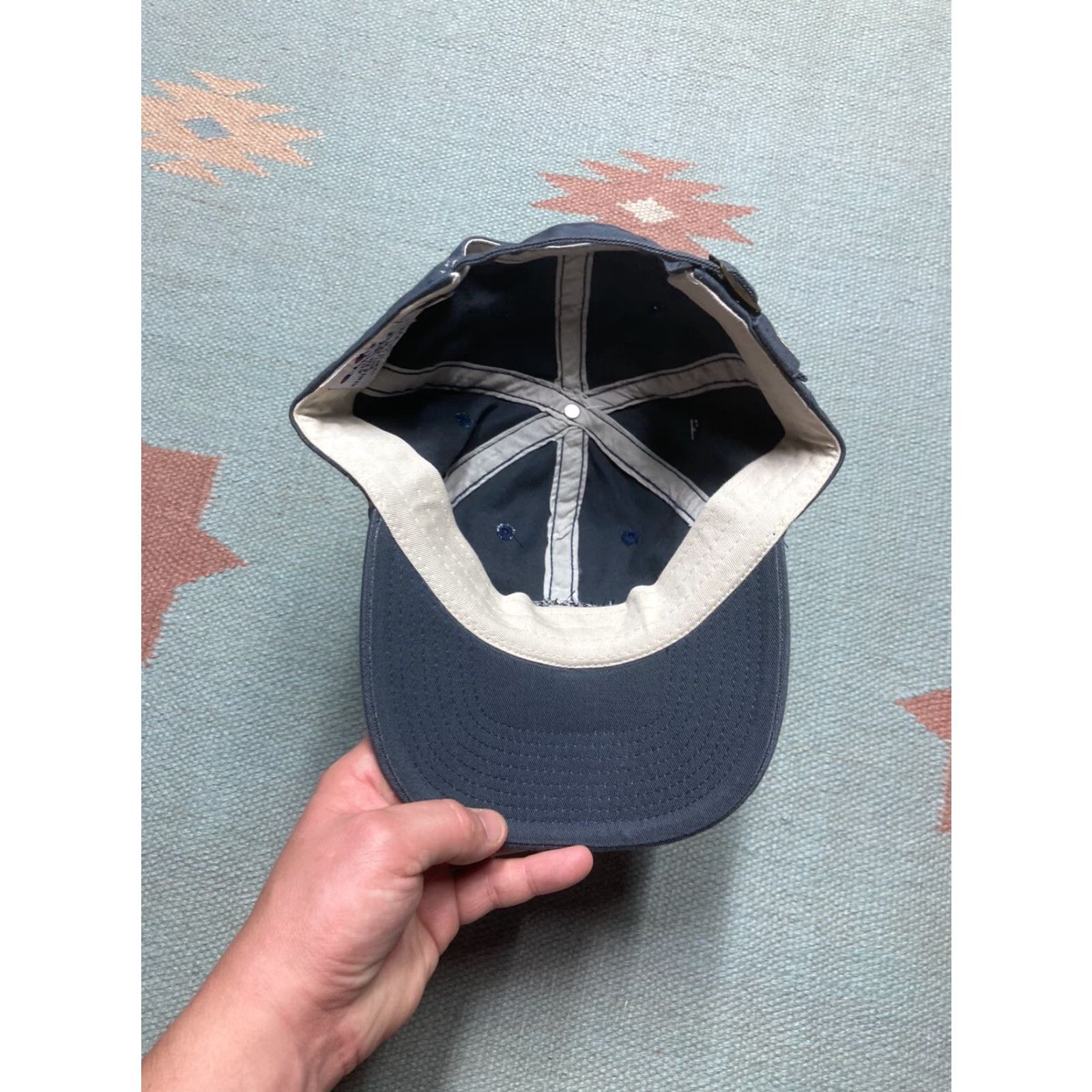 Champion VINTAGE Champion Strapback Hat Cap XXL Blue Dad NWT Deadstock Adjustable Men Cap Hat Size ONE SIZE - 5 Thumbnail