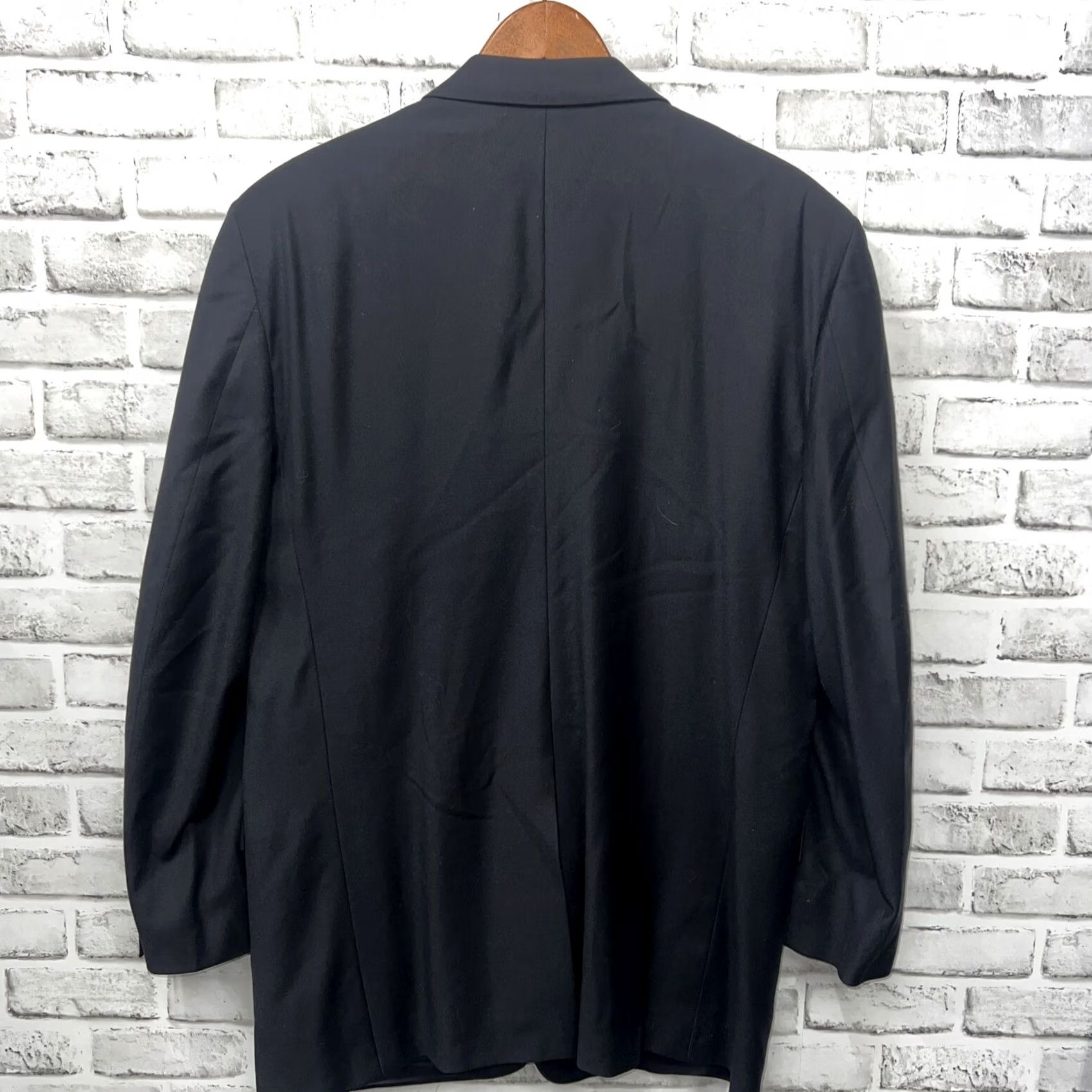 Brooks Brothers VINTAGE Brooks Brothers Black LORO PIANA Wool Sport Coat Mens 43 L Wool Sports Coat Mens Black 2 Piece 43 L Size US XS / EU 42 / 0 - 4 Thumbnail