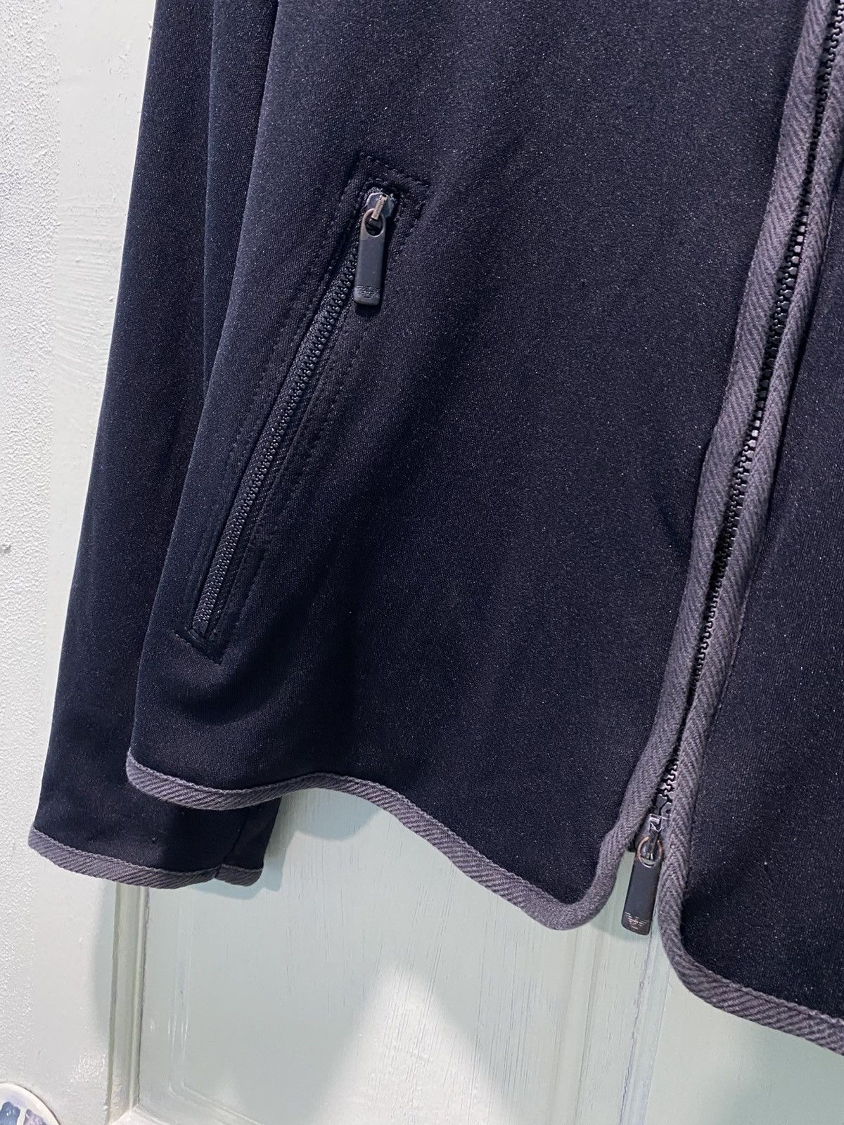 Emporio Armani Emporio Armani Hooded Zip Jacket Wool Knit Minimalist Style Size US S / EU 44-46 / 1 - 7 Thumbnail