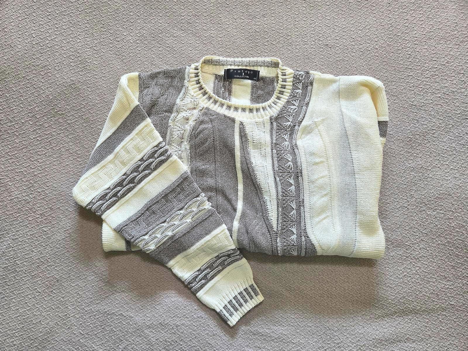 Other Protege Sweater M | 90s Textured Cable Knit Size US M / EU 48-50 / 2 - 1 Thumbnail