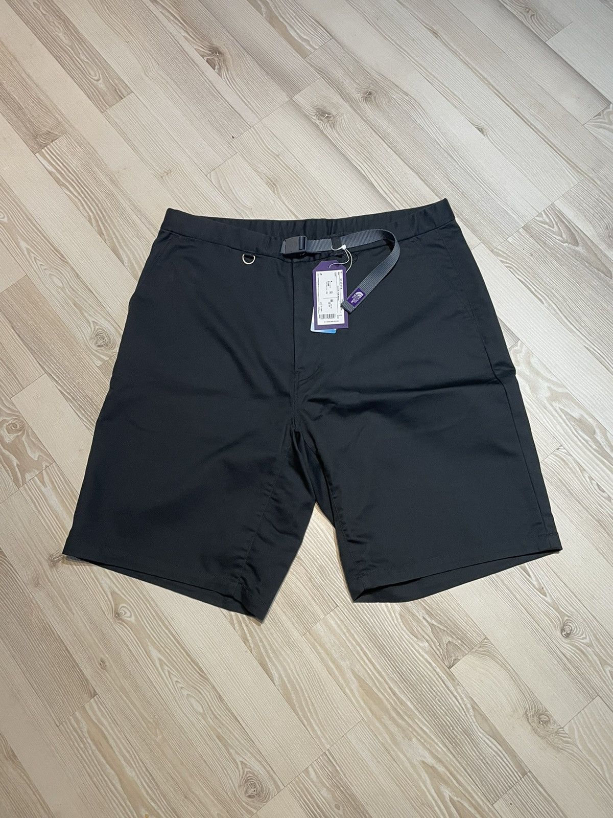 image of Goldwin x Nanamica The North Face Purple Label Stretch Twill Shorts Size 36 in Navy, Men's