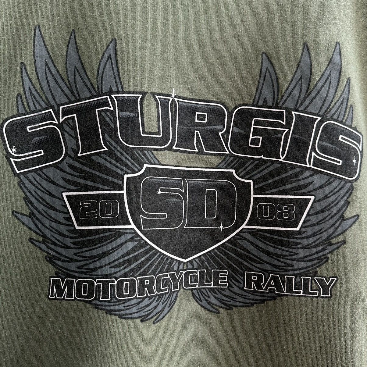Vintage Vintage Sturgis 68th Annual Motorcycle Rally 2008 Tee Size US L / EU 52-54 / 3 - 7 Thumbnail