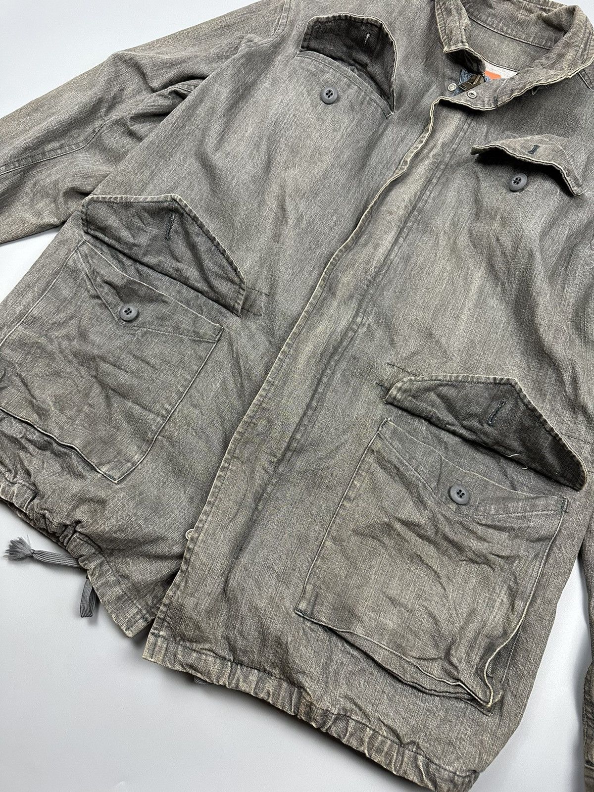 Japanese Brand Vintage Mackdaddy Midi Denim Jacket Size US XXL / EU 58 / 5 - 11 Thumbnail