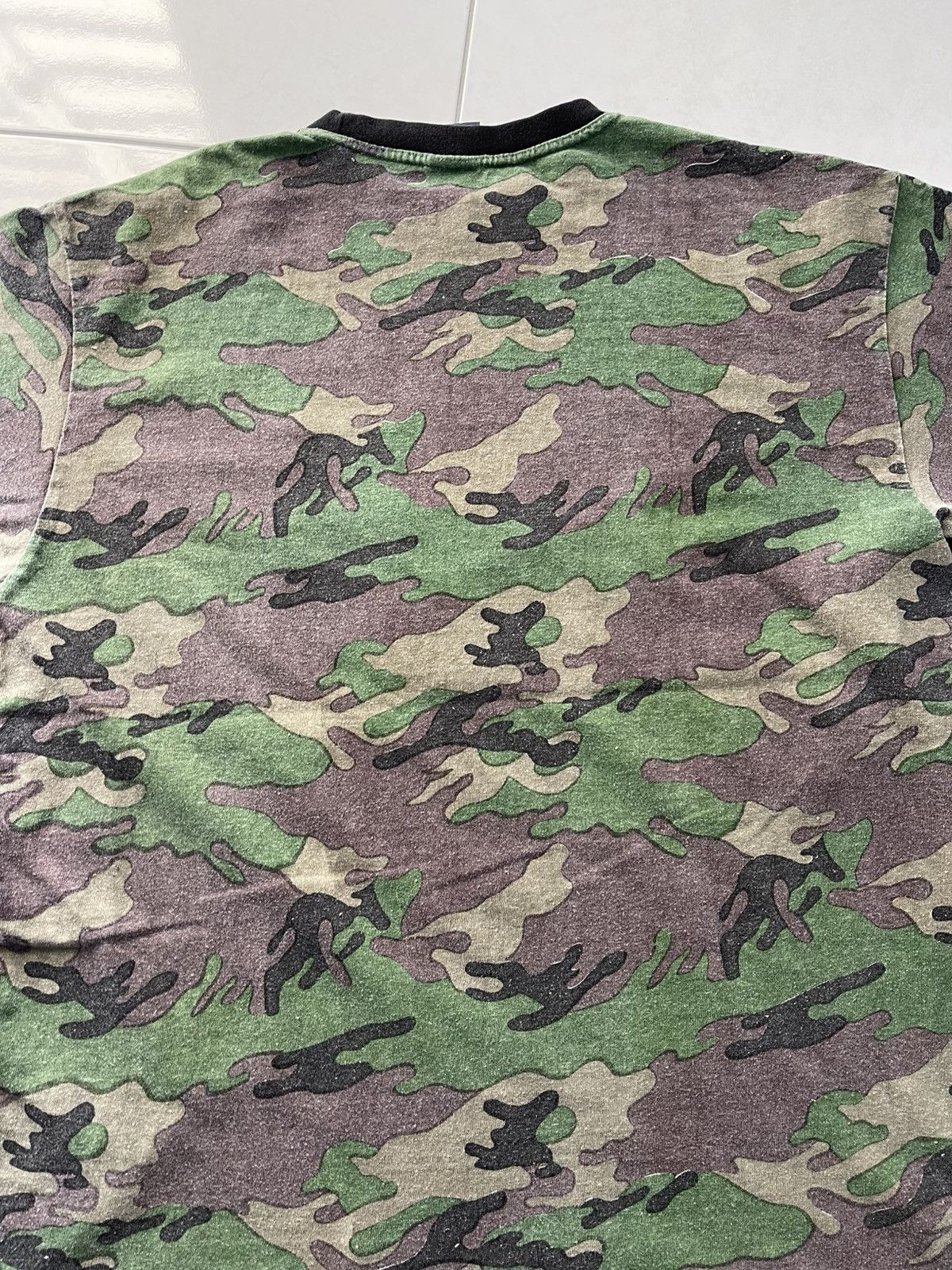 Stussy VINTAGE STUSSY WOODLAND CAMOUFLAGE TEE VERY RARE Size US L / EU 52-54 / 3 - 7 Thumbnail