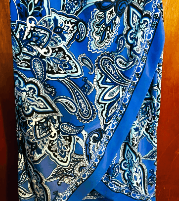 I.N.C INC International Concepts Dress Blue Paisley SZ S Size S / US 4 / IT 40 - 5 Thumbnail