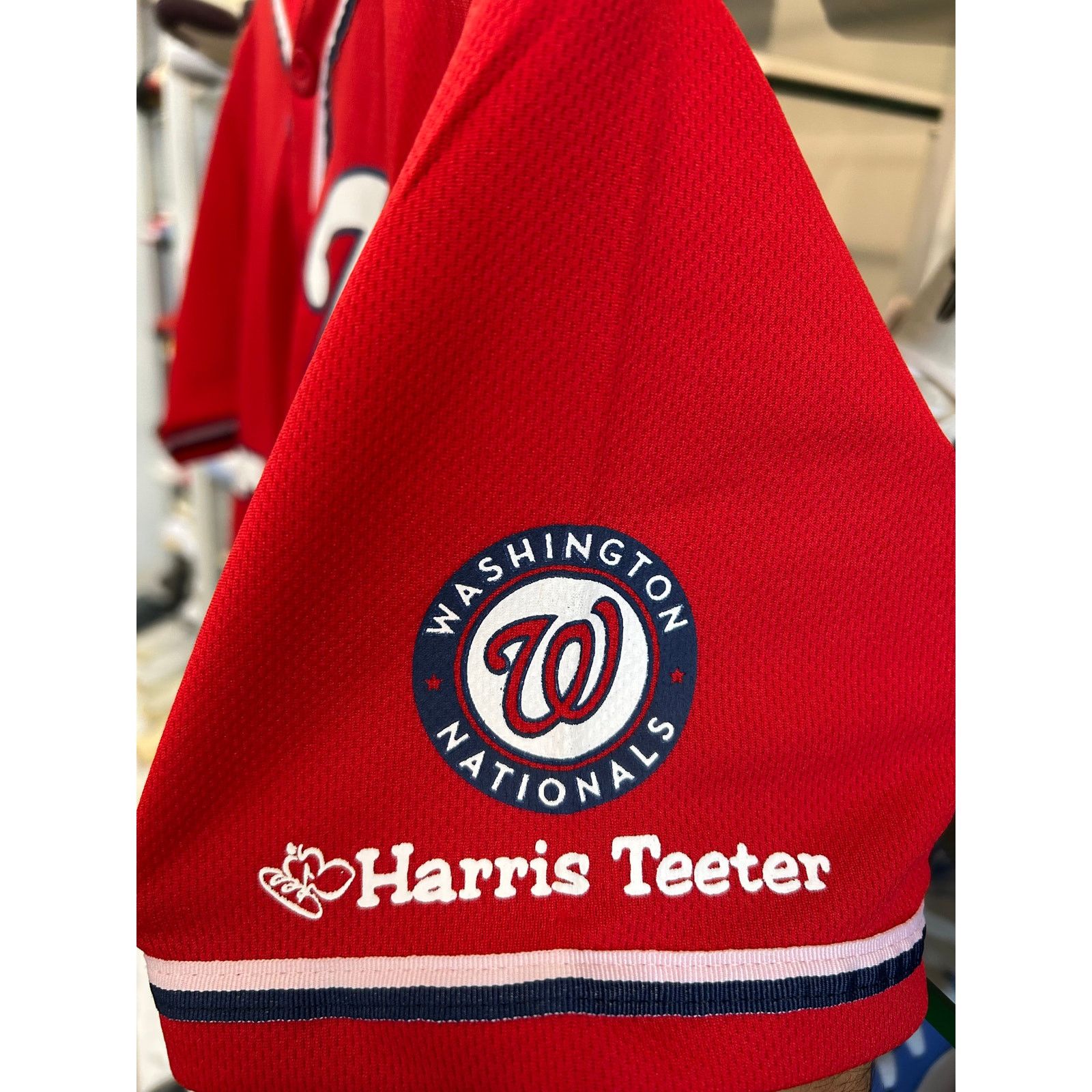 Mitchell & Ness Washington Nationals red alternate jersey Max Scherzer YXL Size US XL / EU 56 / 4 - 5 Thumbnail
