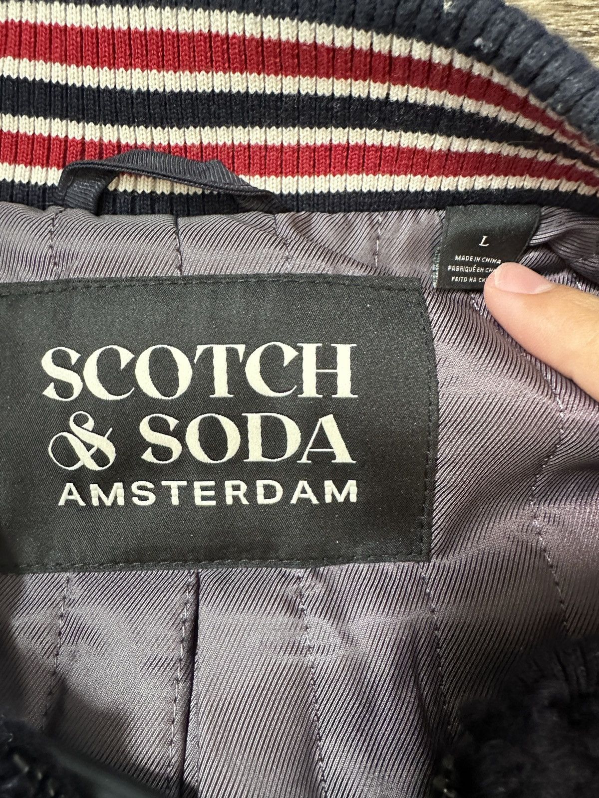 Scotch & Soda Scotch & Soda Wool Varsity Jacket Size US L / EU 52-54 / 3 - 4 Thumbnail