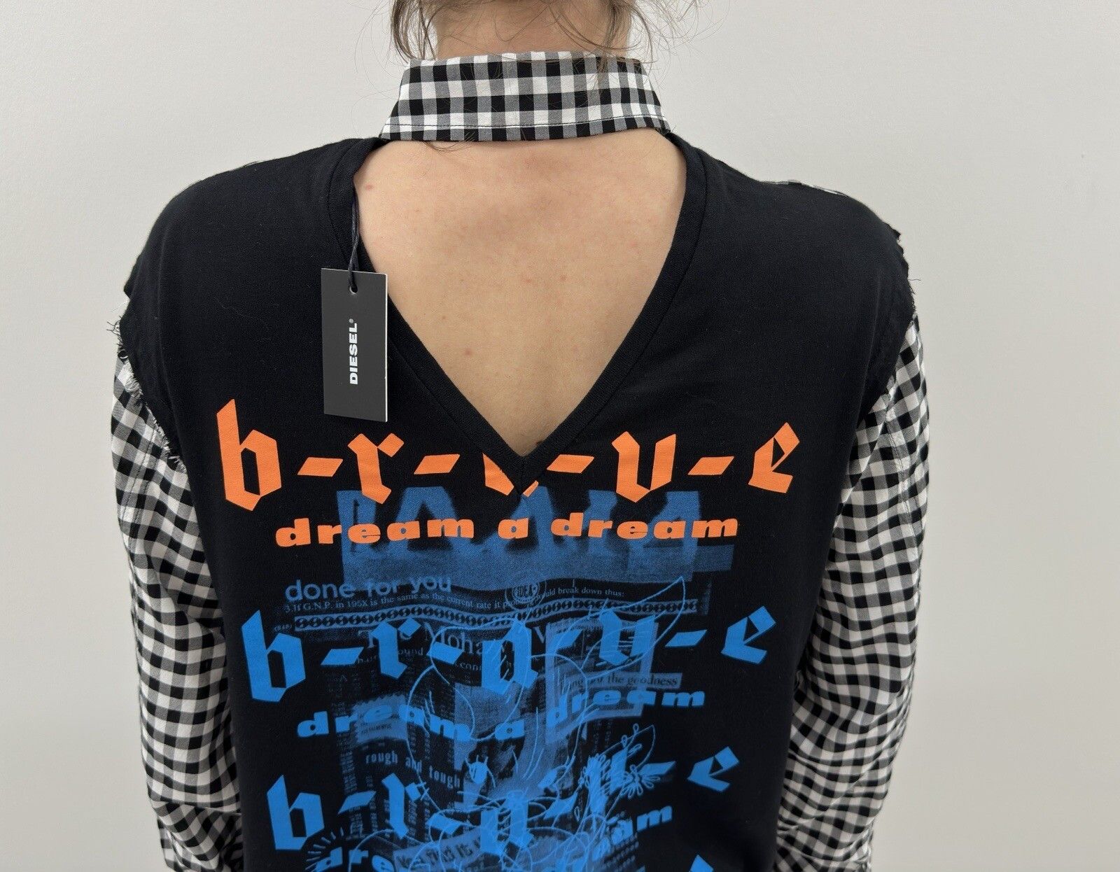 Diesel NEW Diesel Womens Shirt Ctrudix Camicia Checked y2k size 14 Size XL / US 12-14 / IT 48-50 - 7 Thumbnail