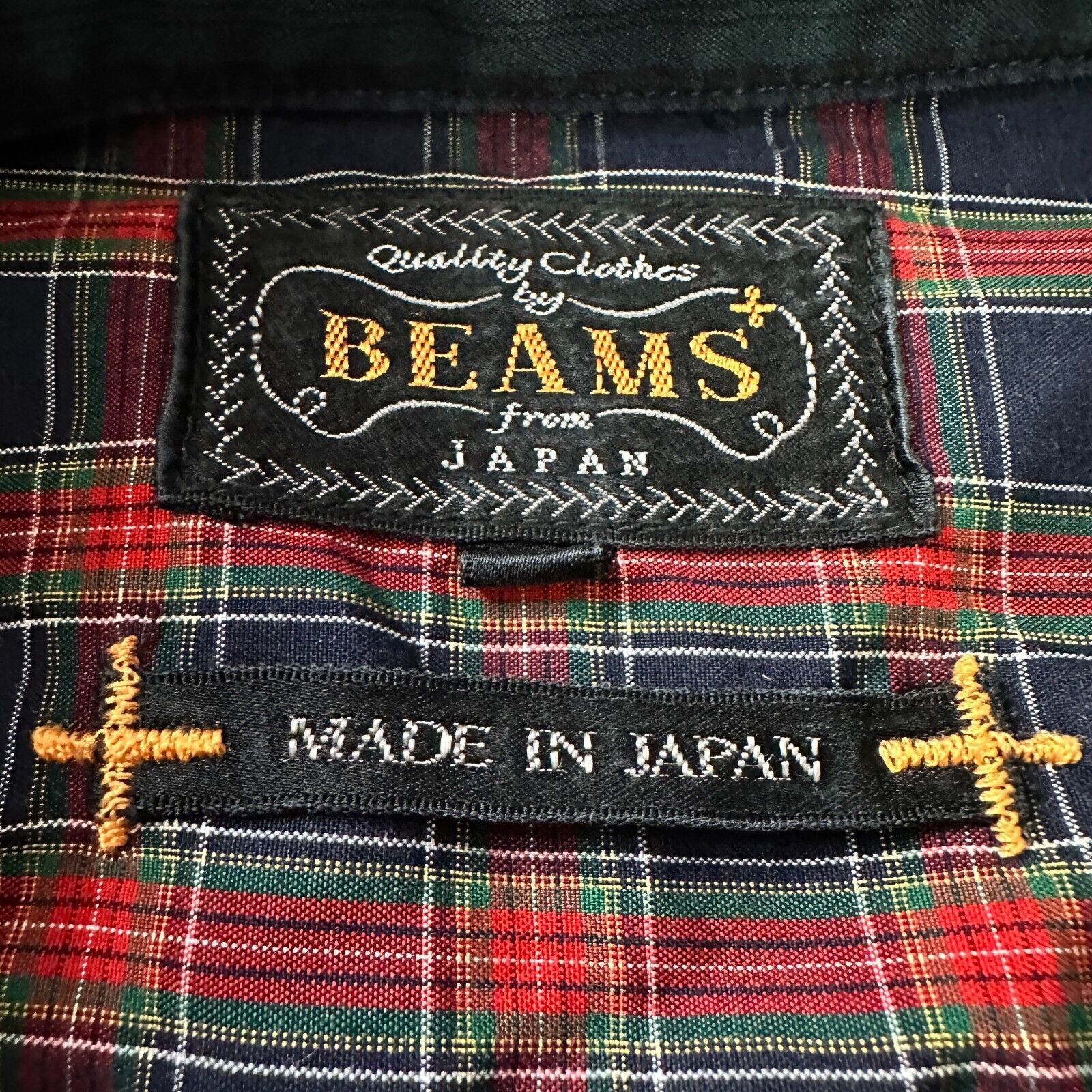 Beams Plus Beams Japan Shirt Men's Medium Patchwork Colorblock Button Size US M / EU 48-50 / 2 - 5 Thumbnail