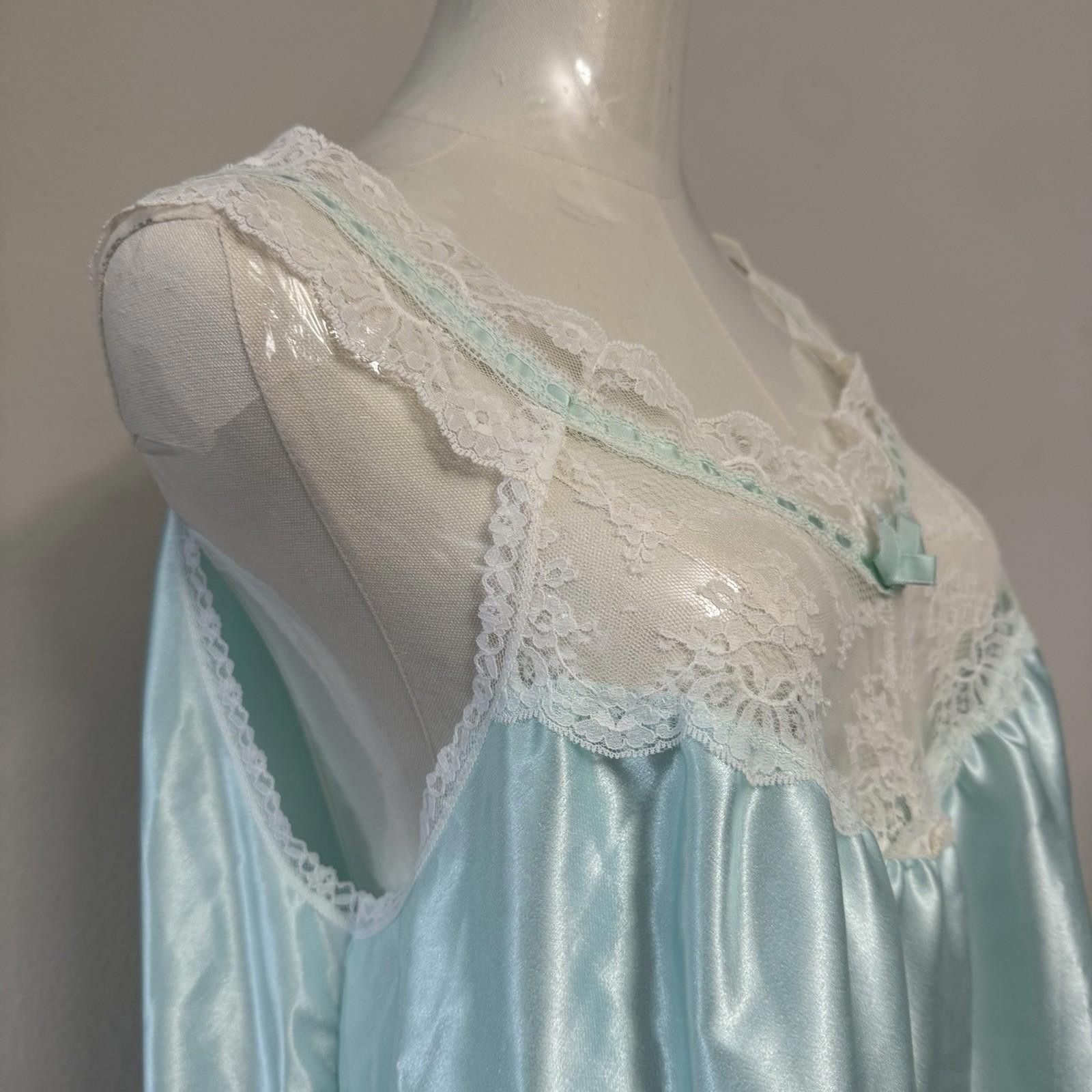 Nicole Miller Babydoll Lace Vintage Maxi Slip Large Size ONE SIZE - 2 Thumbnail