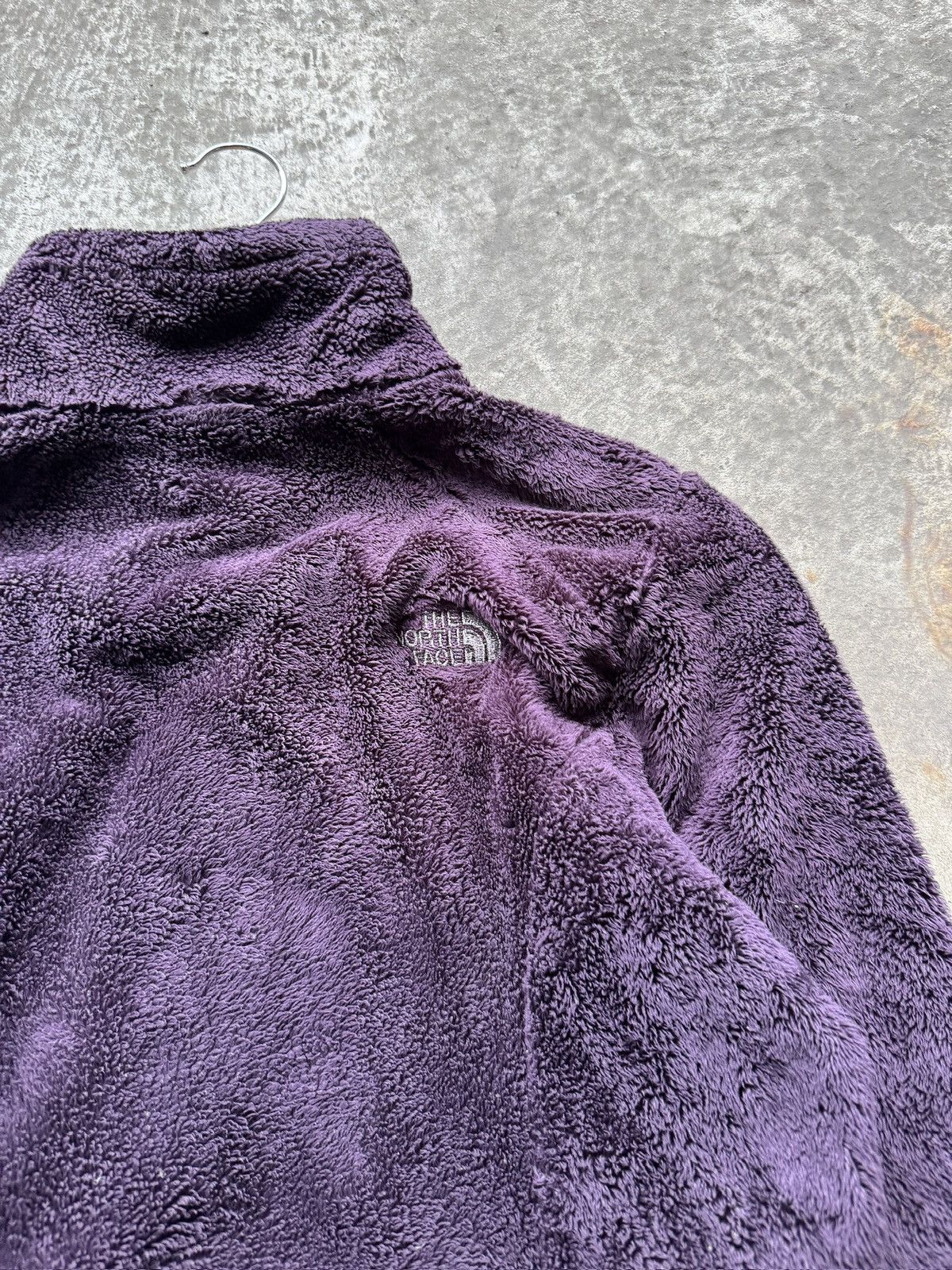 Japanese Brand × The North Face Vintage Y2K TNF purple soft fleece zip up Sherpa sweater Size US XS / EU 42 / 0 - 4 Thumbnail