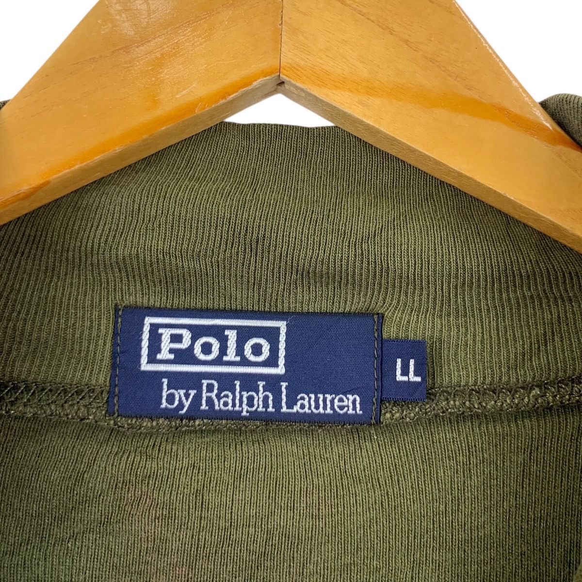 Polo Ralph Lauren Vintage POLO By RALPH LAUREN Half Zipper Green Sweatshirt Size US XL / EU 56 / 4 - 5 Thumbnail