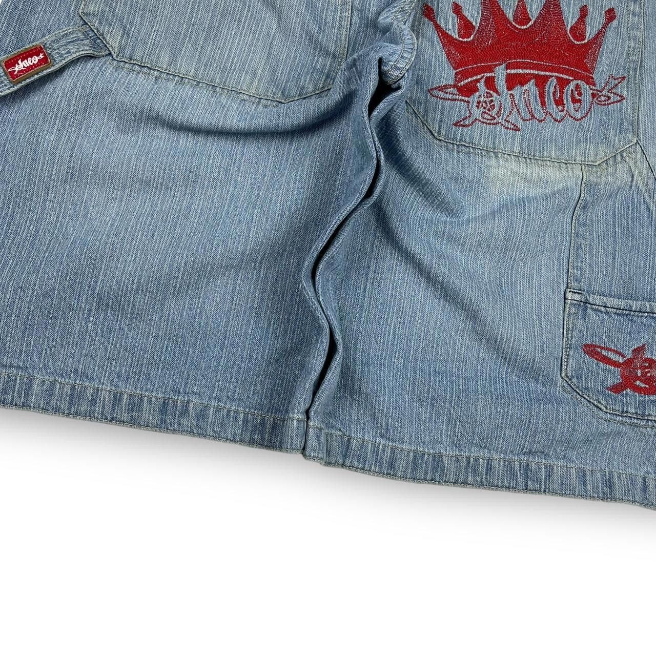 JNCO JNCO Men's Blue Shorts Size US 32 / EU 48 - 3 Thumbnail