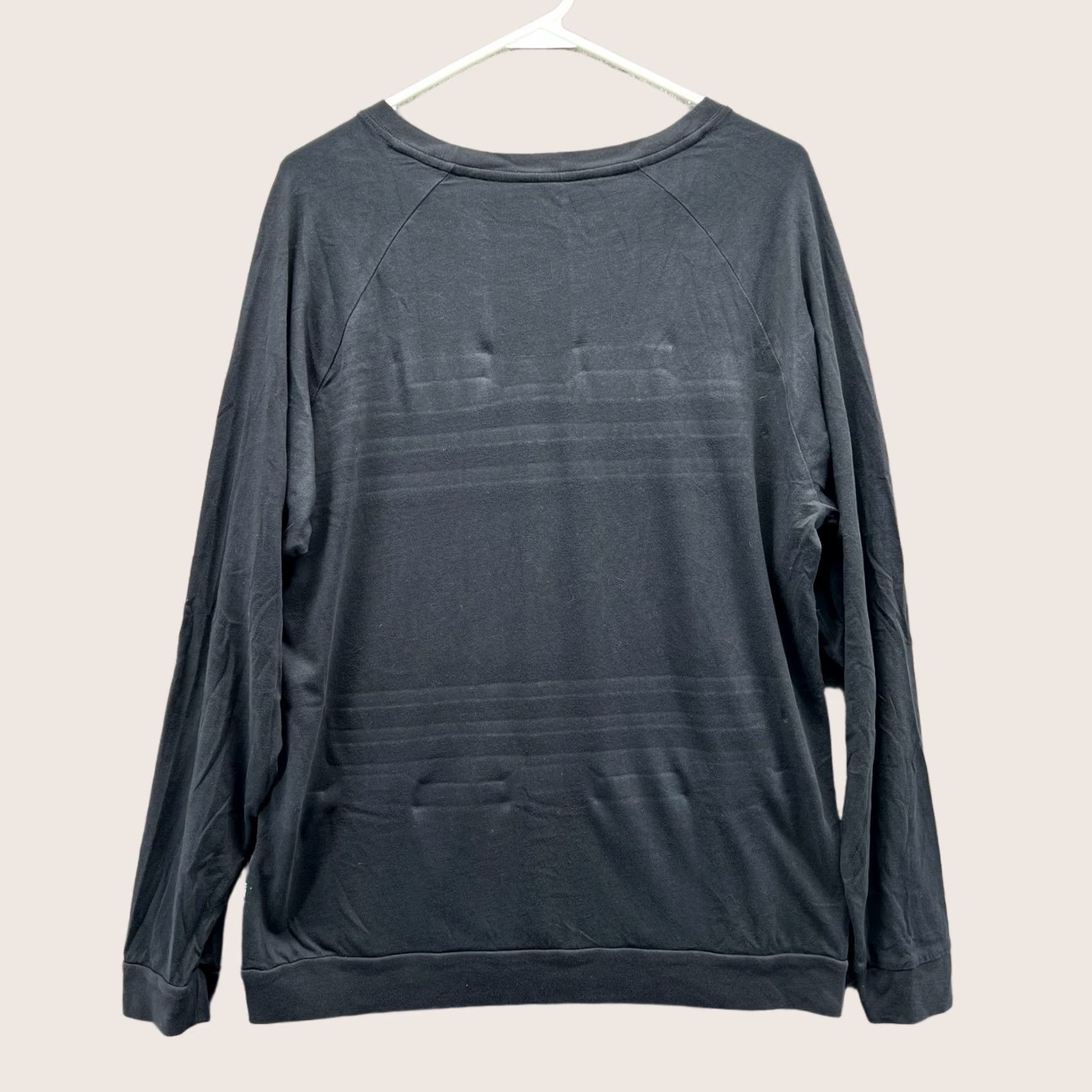 Bonobos Bonobos Shirt Mens Large Black Long Sleeve Slim Fit Cotton Crewneck Fleece Size US L / EU 52-54 / 3 - 1 Thumbnail