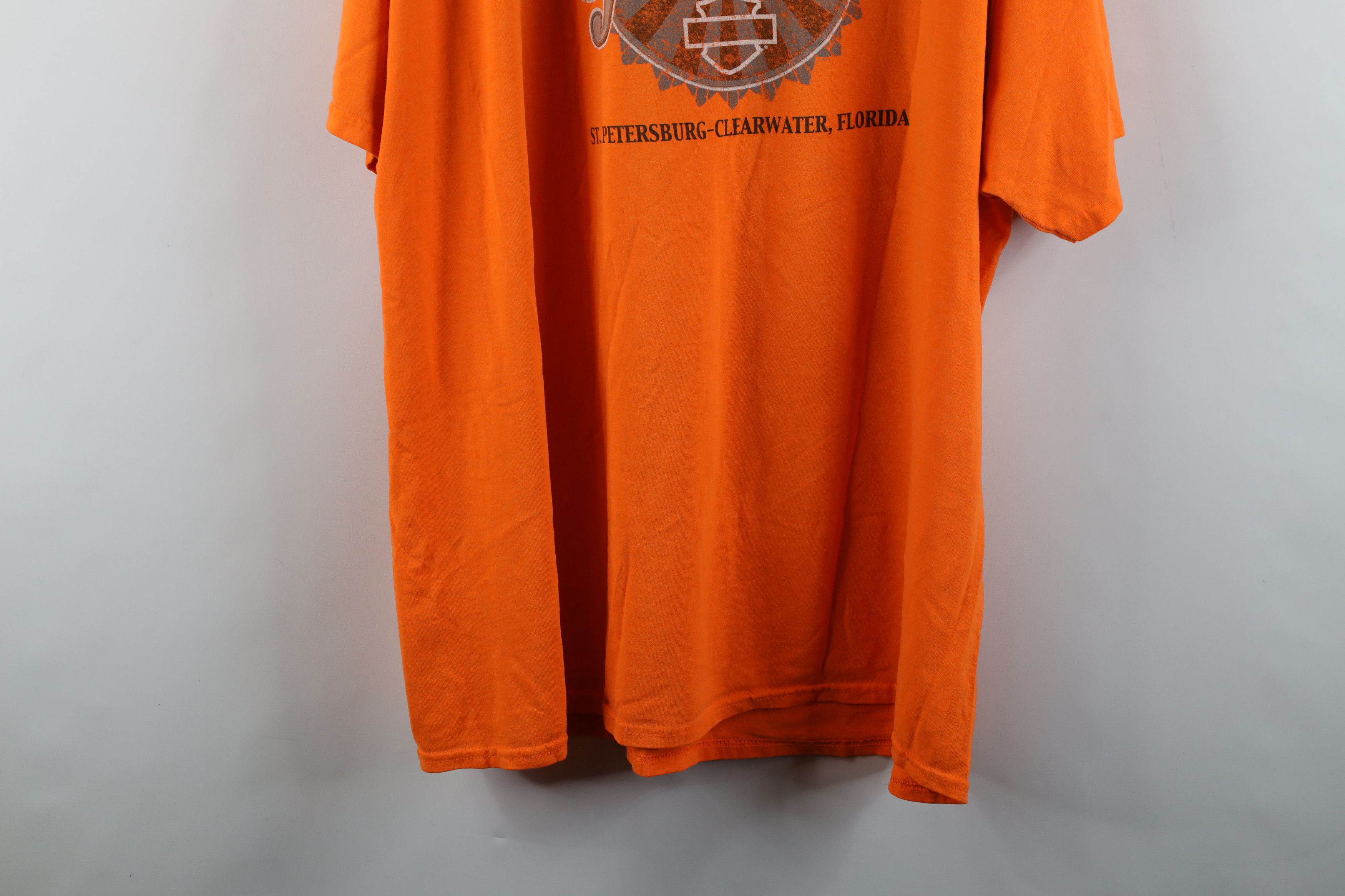 Harley Davidson × Vintage Y2K Harley Davidson Spell Out Pocket Short Sleeve T-Shirt Size US XXL / EU 58 / 5 - 14 Thumbnail